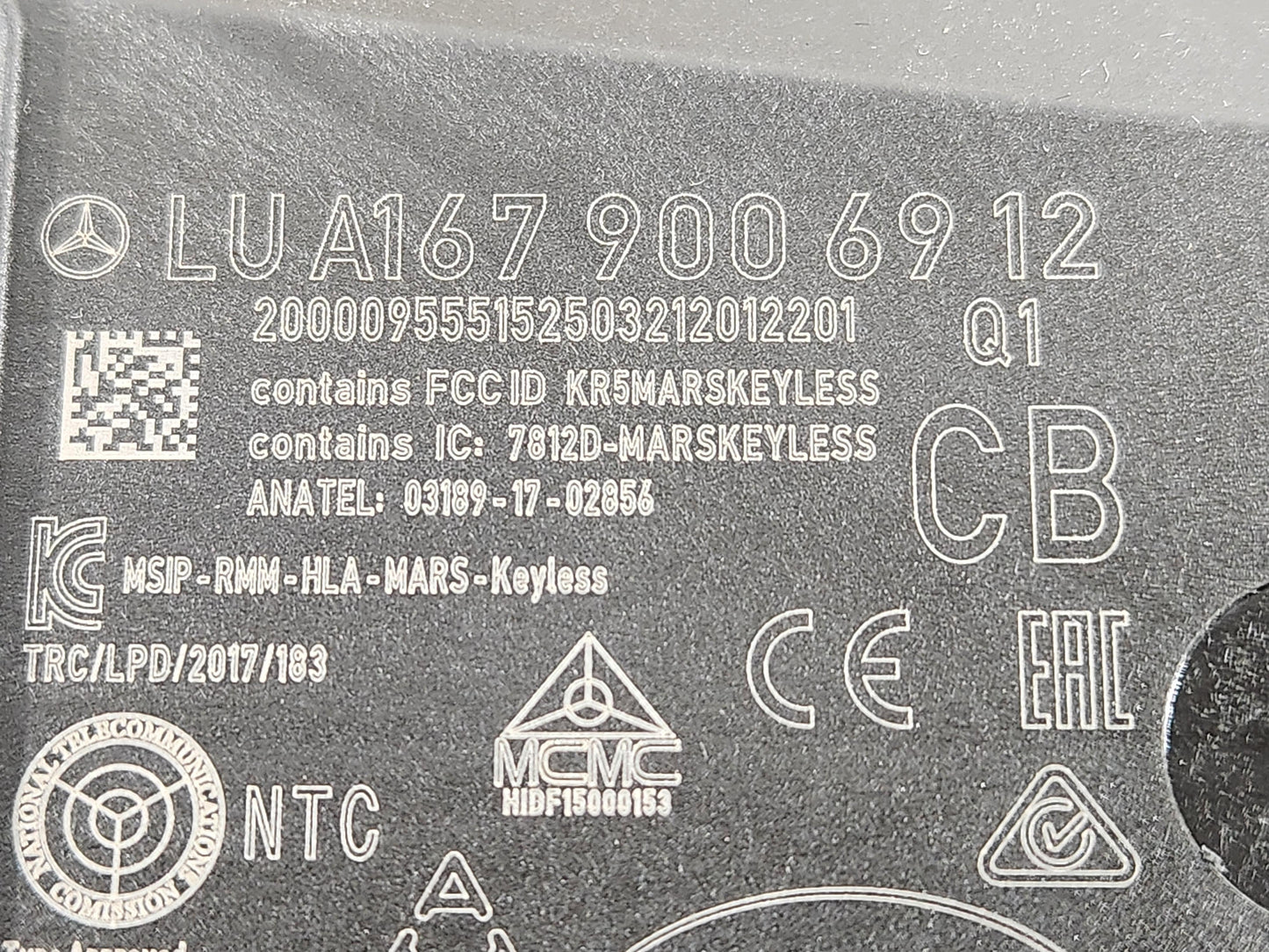 2019 Mercedes-Benz B200d B-Class W247 SUV Key a1679006912