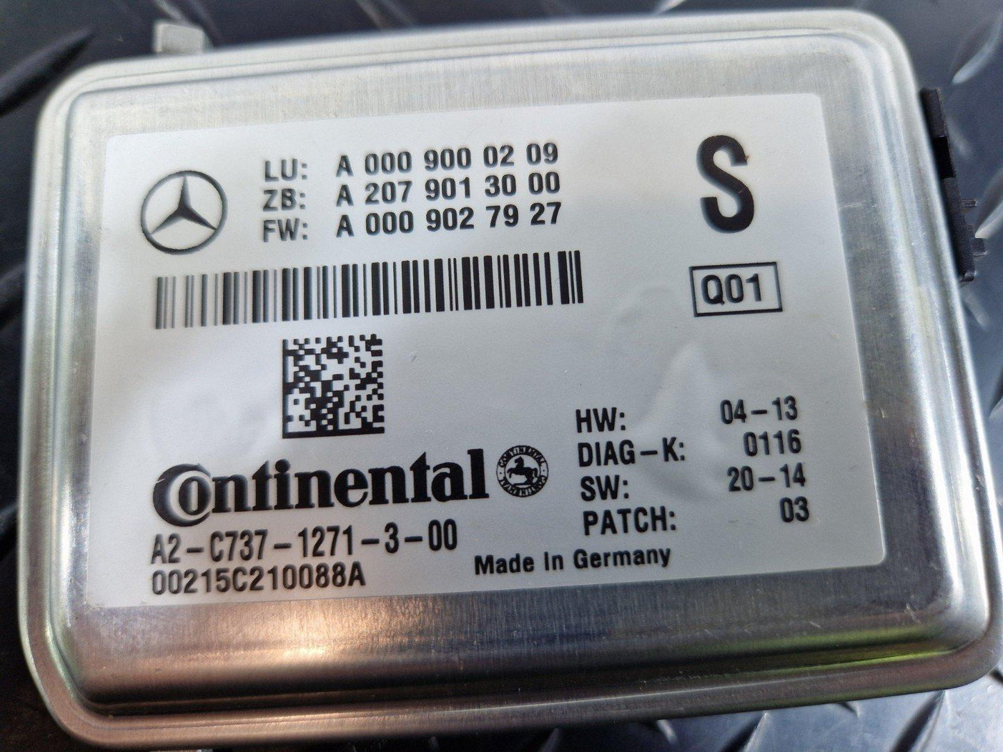16-19 MERCEDES BENZ GLE W166 FRONT WINDSHIELD CAMERA A0009000209
