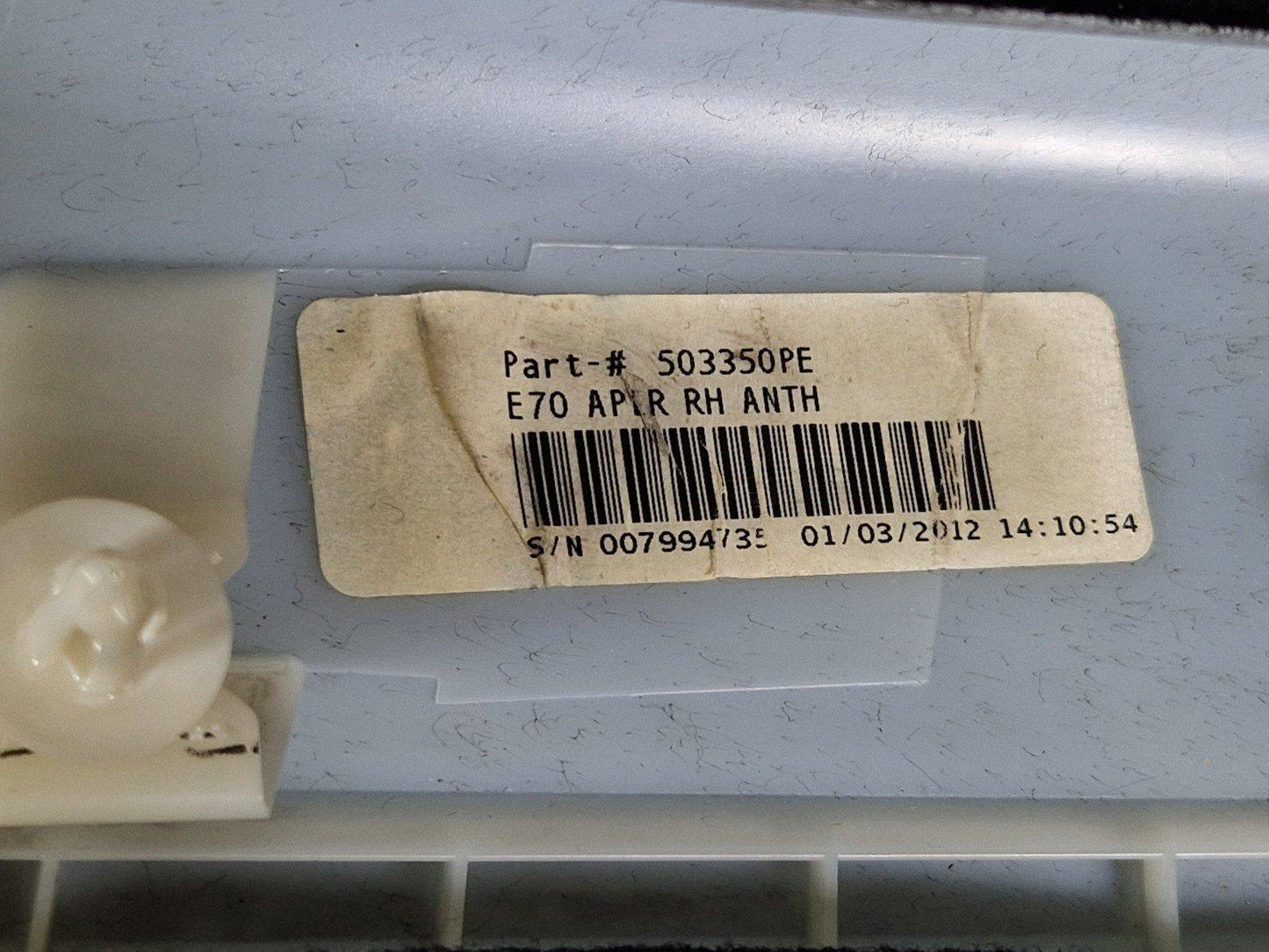 10-13 BMW X5 E70 LCI GENUINE RIGHT O/S A COLUMN PILLAR TRIM 7129750