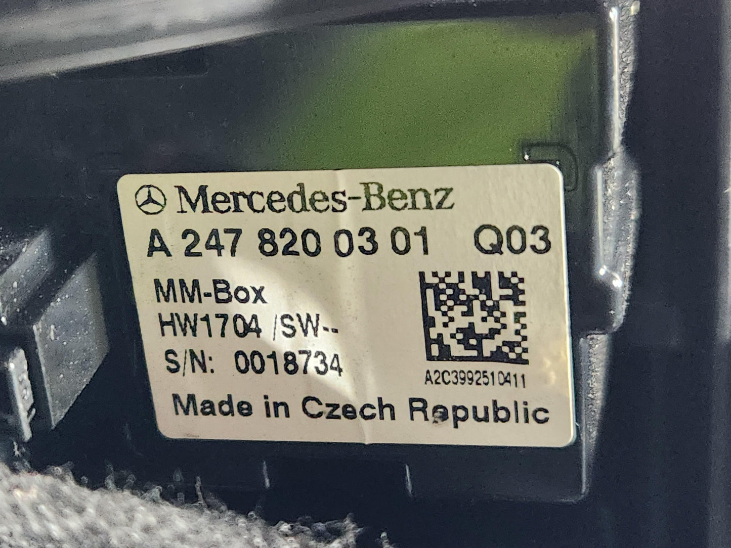 2019 Mercedes-Benz B200d B-Class W247 SUV Key a2478200301