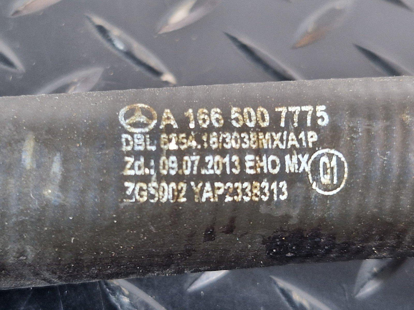 16-19 MERCEDES BENZ GLE W166 GENUINE COOLING HOSE PIPE A1665007775