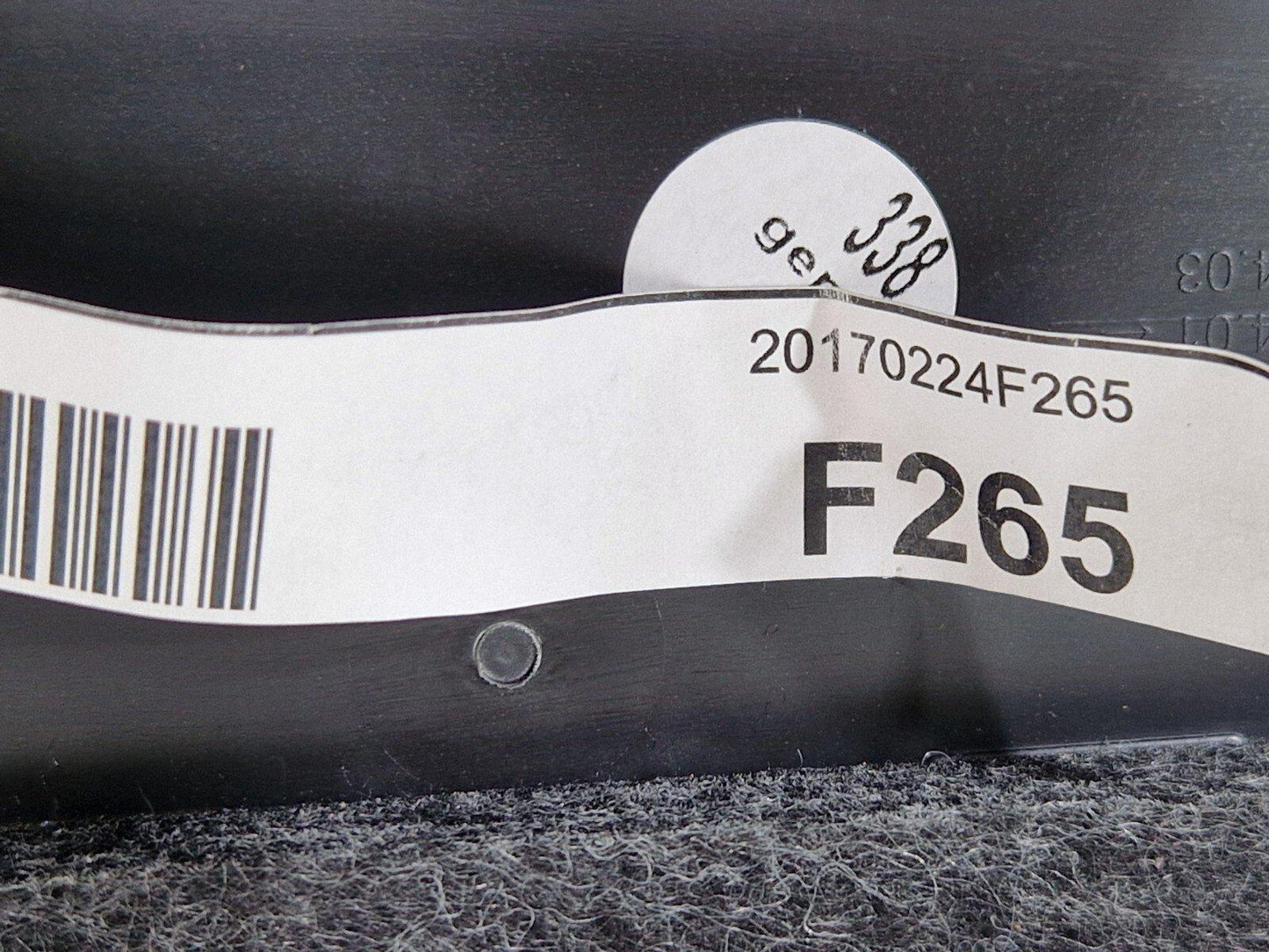 14-21 MERCEDES BENZ C200d W205 WARNING TRIANGLE TRAY HOLDER BRACKET A2056803903