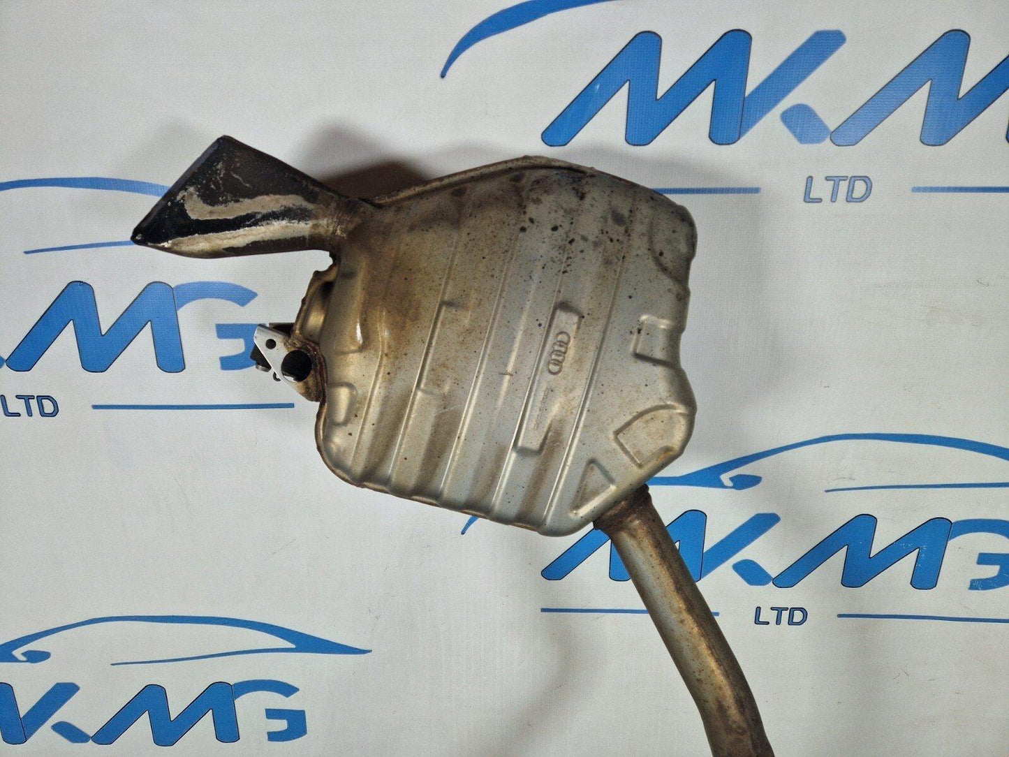 15-18 AUDI A7 4G 3.0TDI FACELIFT GENUINE REAR SECTION EXHAUST TWIN PIPE MUFFLERS