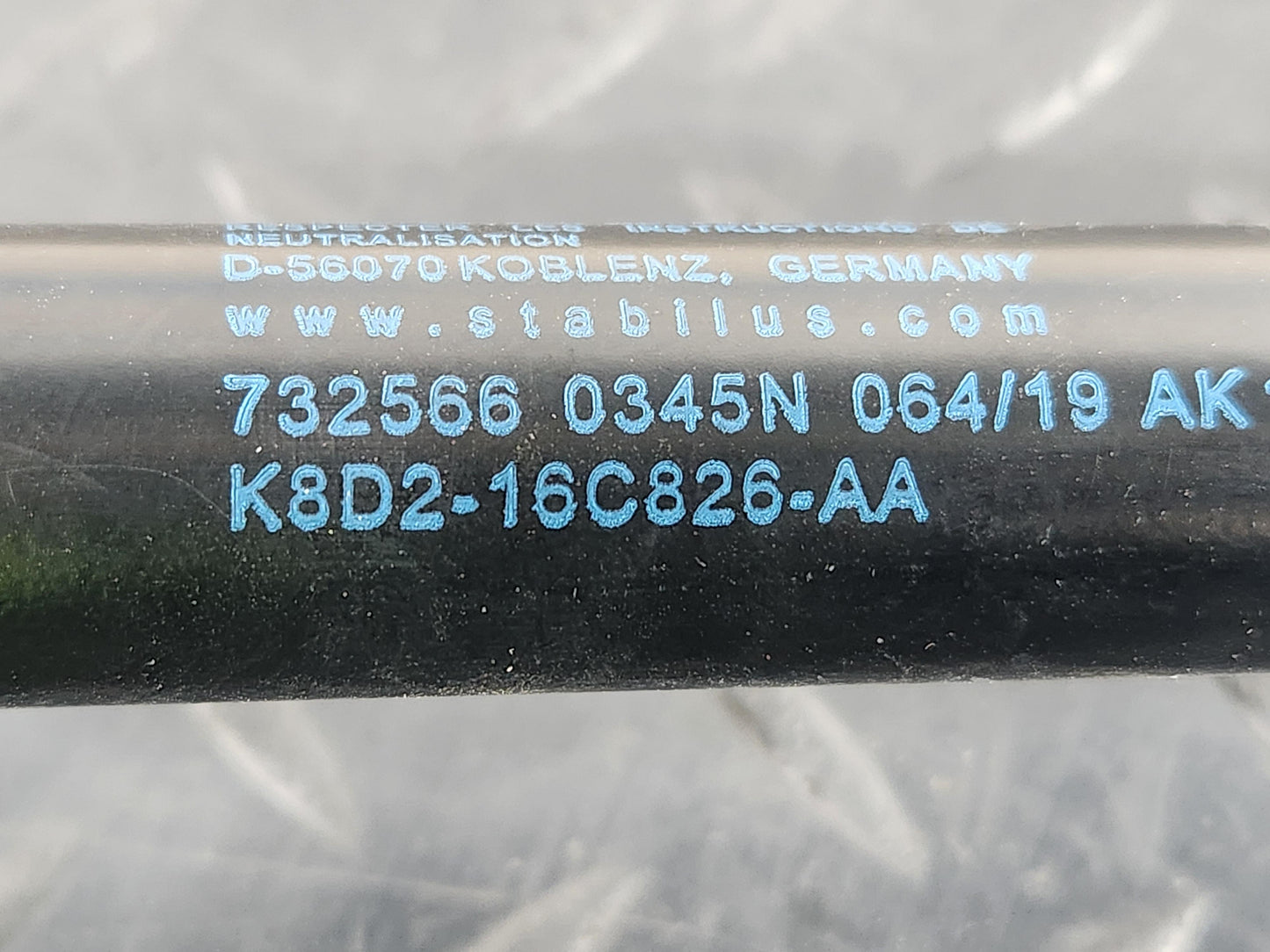 Land Rover Range Rover Evoque L551 SUV Genuine Bonnet Struts X2 K8D2-16C826-AA