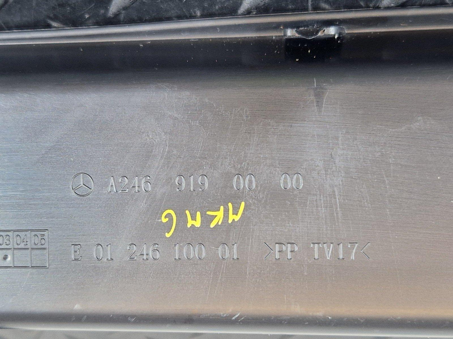 12-18 MERCEDES BENZ B-CLASS W246 FRONT LEFT SIDE SEAT COVE TRIM A2469190000