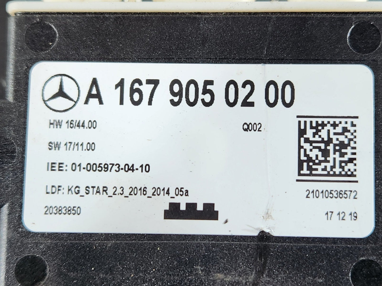 19-ON MERCEDES BENZ B CLASS W247 TAILGATE CONTROL UNIT MODULE ECU A1679050200
