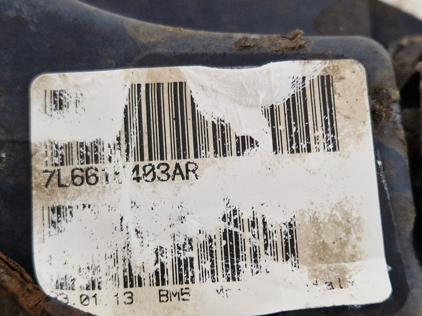 10-15 AUDI Q7 4L GENUINE LEFT REAR BREMBO BRAKE CALIPER 7L6615403AR