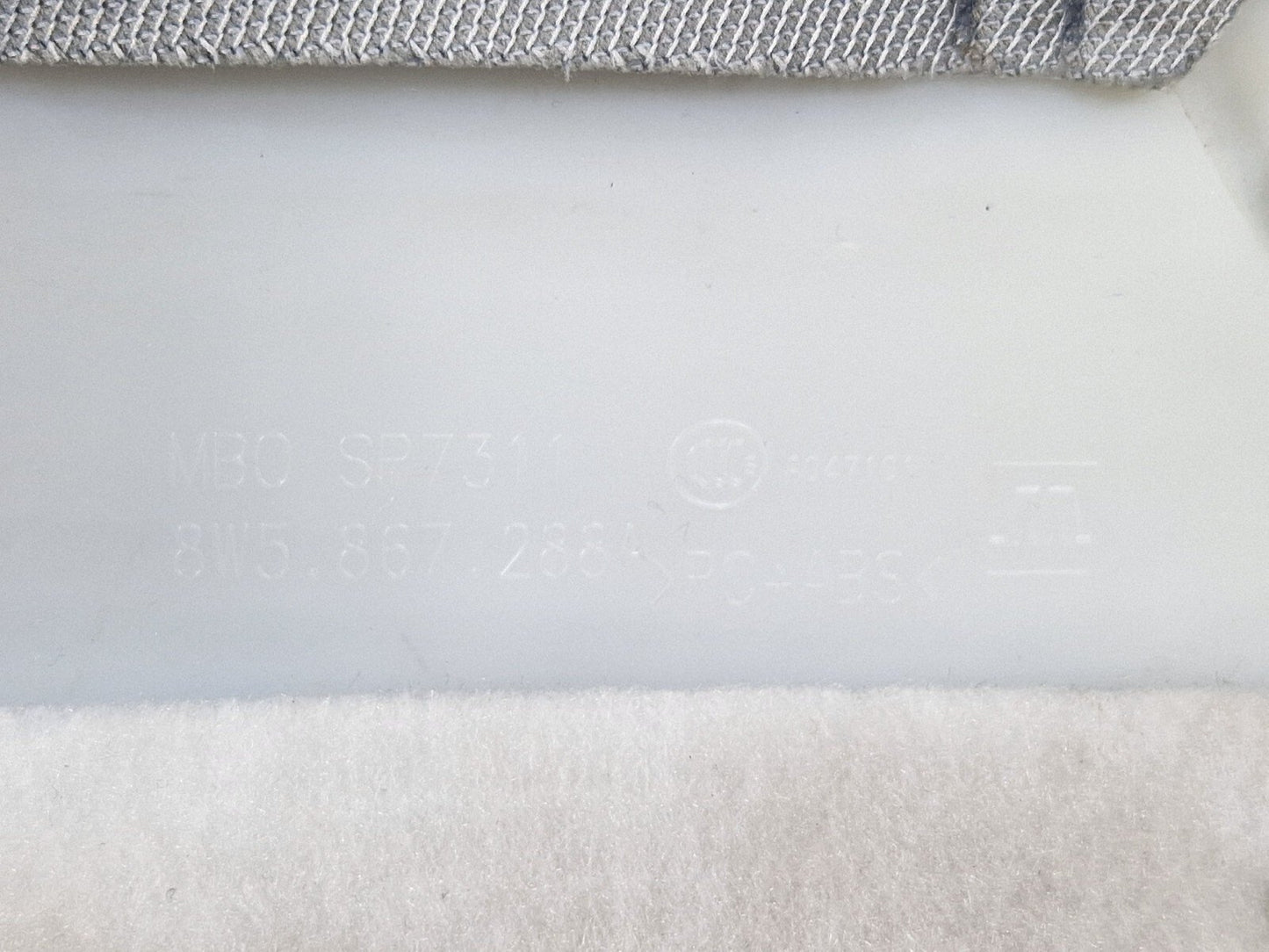 16-19 AUDI A4 B9 SALOON GENUINE REAR RIGHT C-PILLAR TRIM 8W5867288
