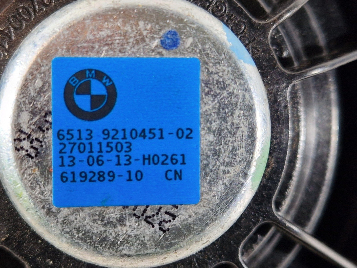 11-18 BMW 6 SERIES F06 F12 F13 FRONT LEFT OR RIGHT DOOR SPEAKER 9210451