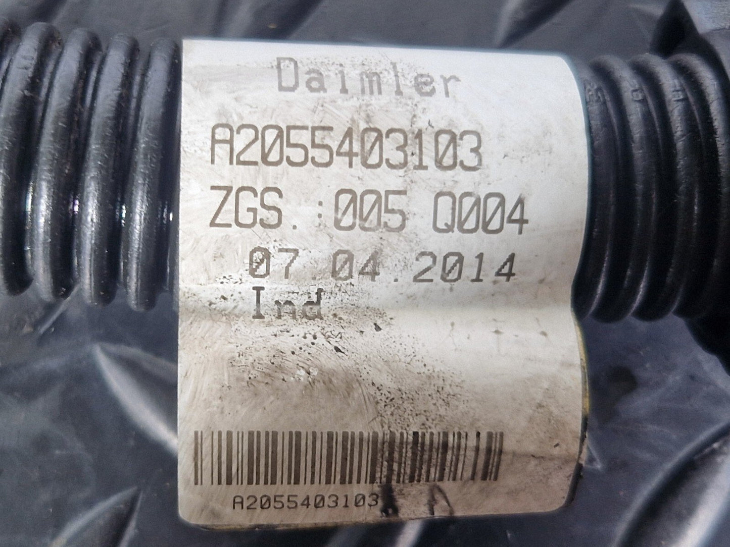 14-21 MERCEDES-BENZ C250D W205 OM651.921 ALTERNATOR WIRING LOOM A2055403103