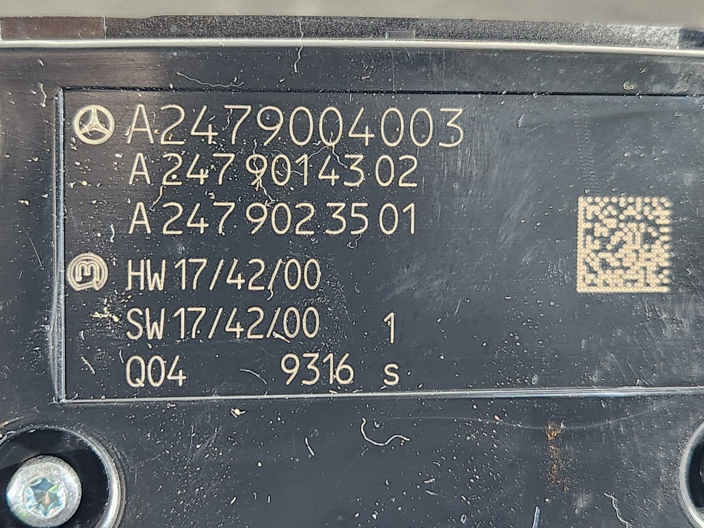 Mercedes-Benz B200d B-Class W247 SUV Centre Multi-Function Switch A2479004003