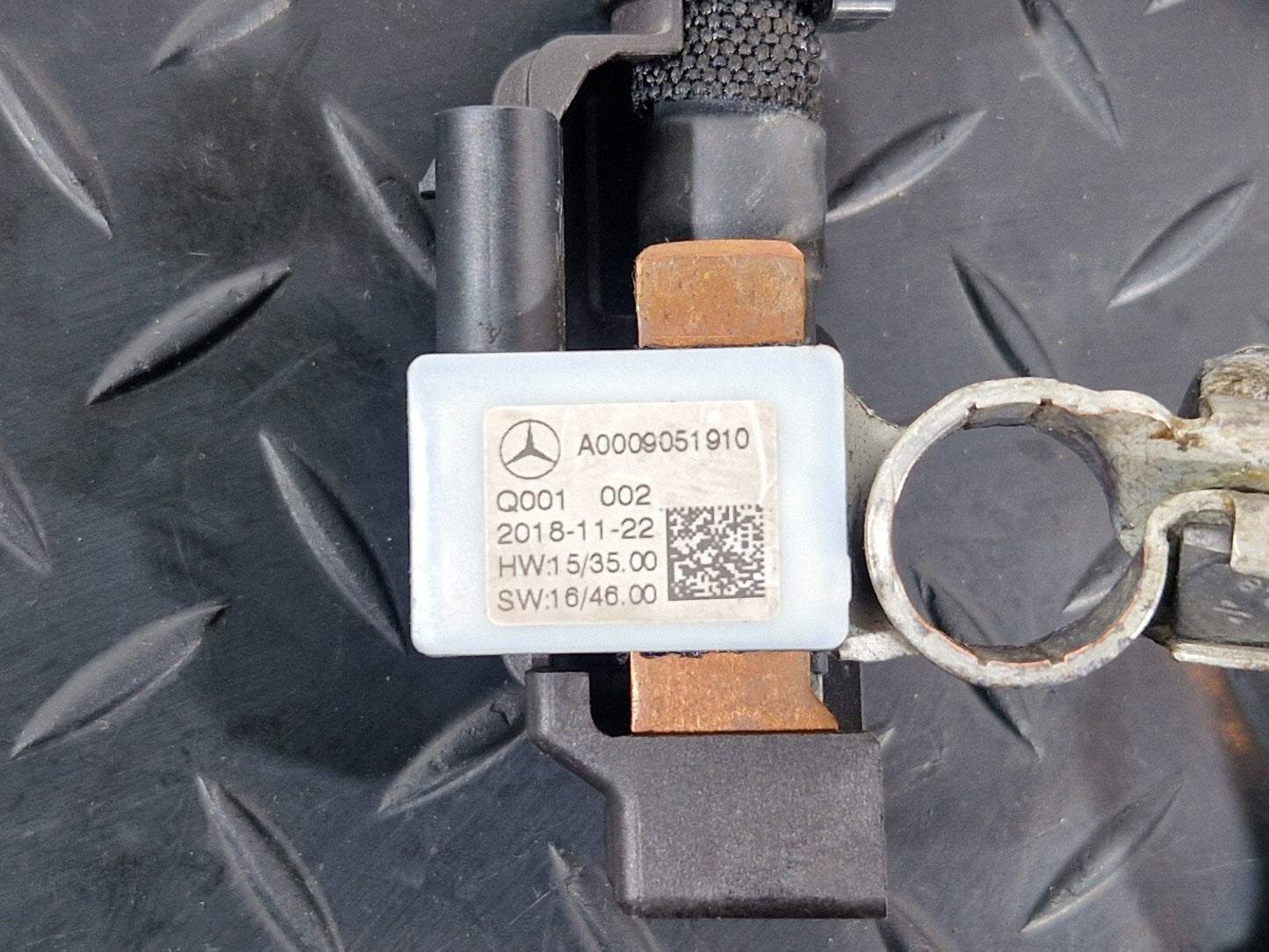 19-ON MERCEDES B CLASS W247 NEGATIVE BATTERY TERMINAL WIRE CABLE A0009051910
