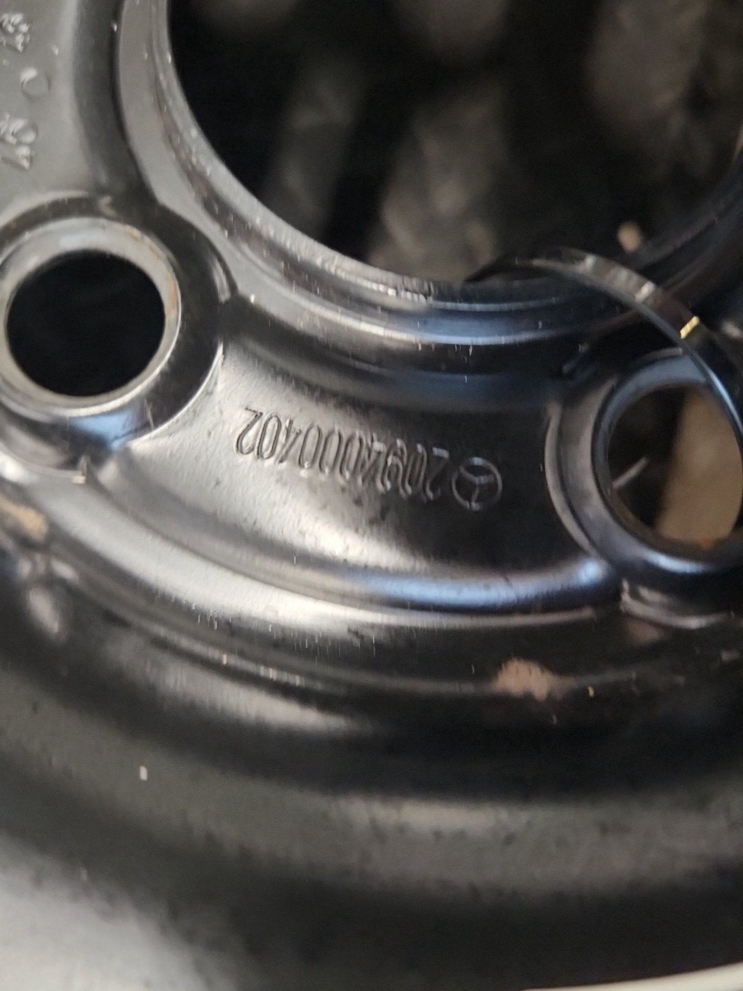 Mercedes CLK200 CLK-Class C209 Convertible Spare Wheel 125/90/16 A2094000402
