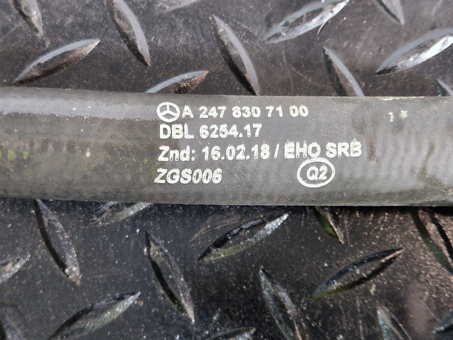19-ON MERCEDES BENZ B CLASS W247 W177 1.3 PETROL COOLANT HOSE PIPE A2478307100