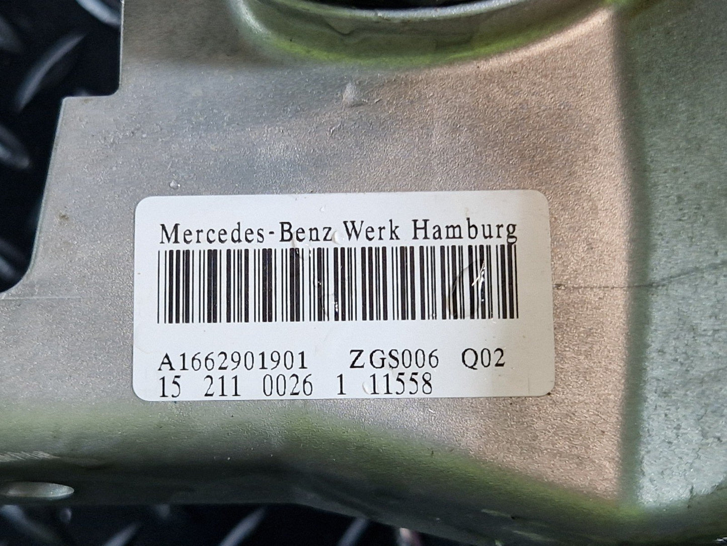 16-19 MERCEDES BENZ GLE W166 BRAKE PEDAL ASSEMBLY A1662901901 A1662901501