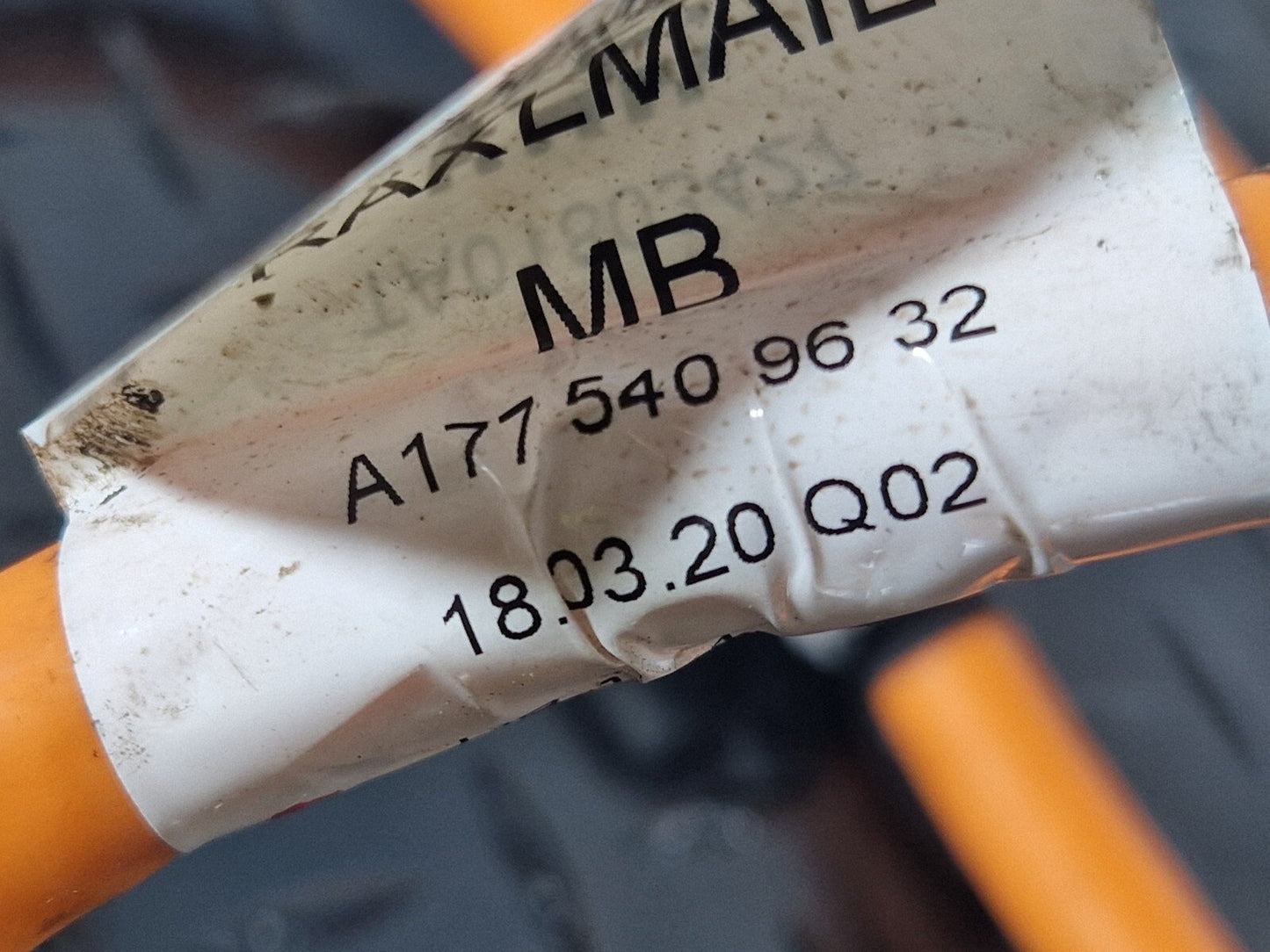 19-ON MERCEDES CLA C118 1.3 PETROL HYBRID BATTERY CABLE WIRING LOOM A1775409632
