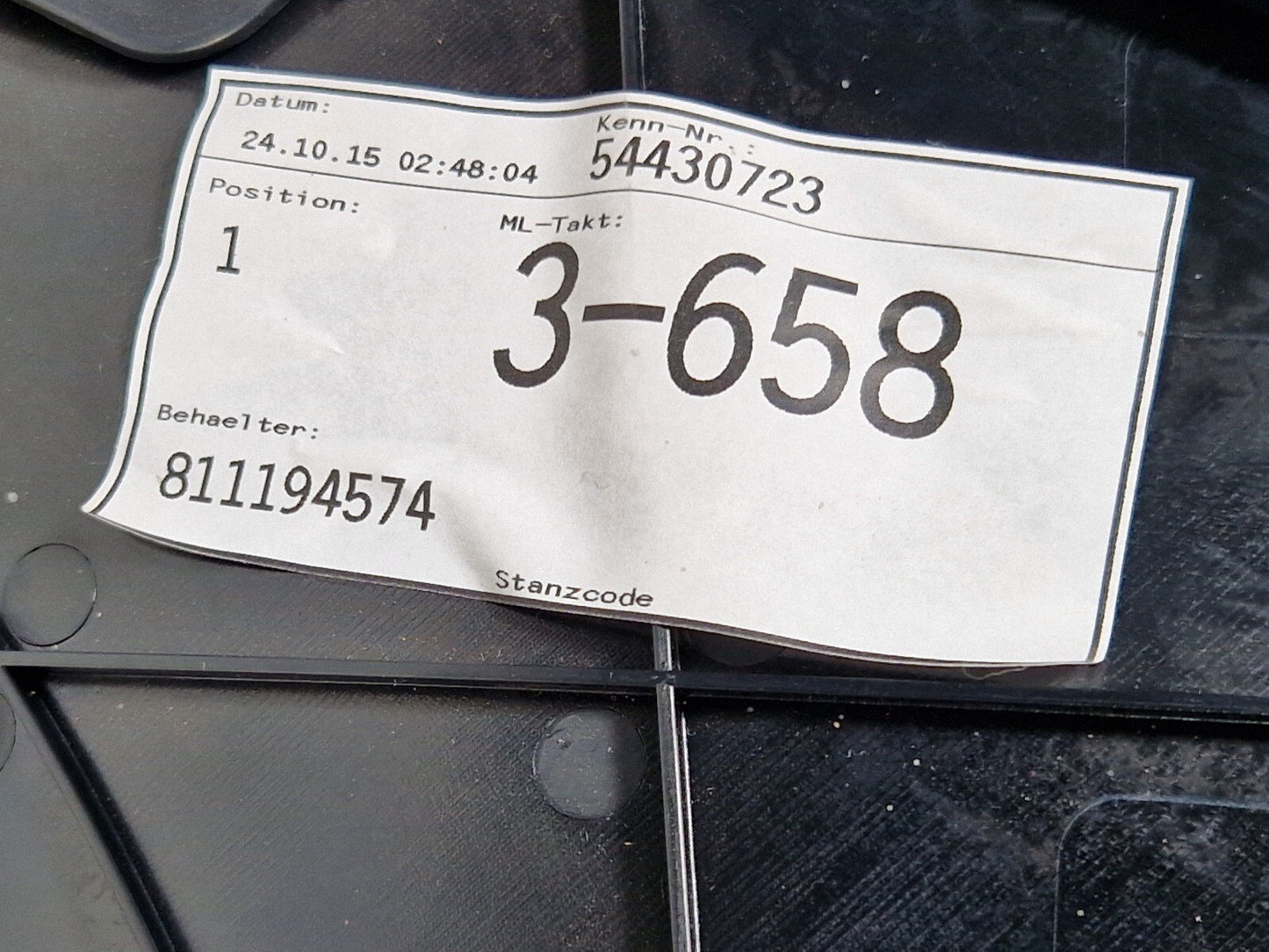 16-19 AUDI A4 B9 GENUINE REAR LEFT PASSENGER SIDE DOOR CARD PANEL 8W0868065