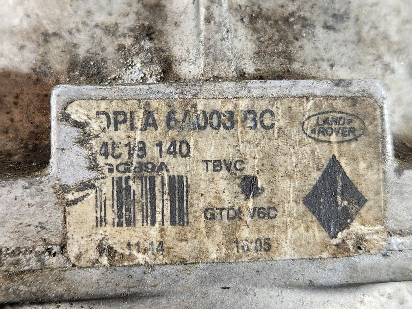 13-23 RANGE ROVER SPORT L494 LOWER LEFT SIDE ENGINE MOUNT DPLA-6A003BC
