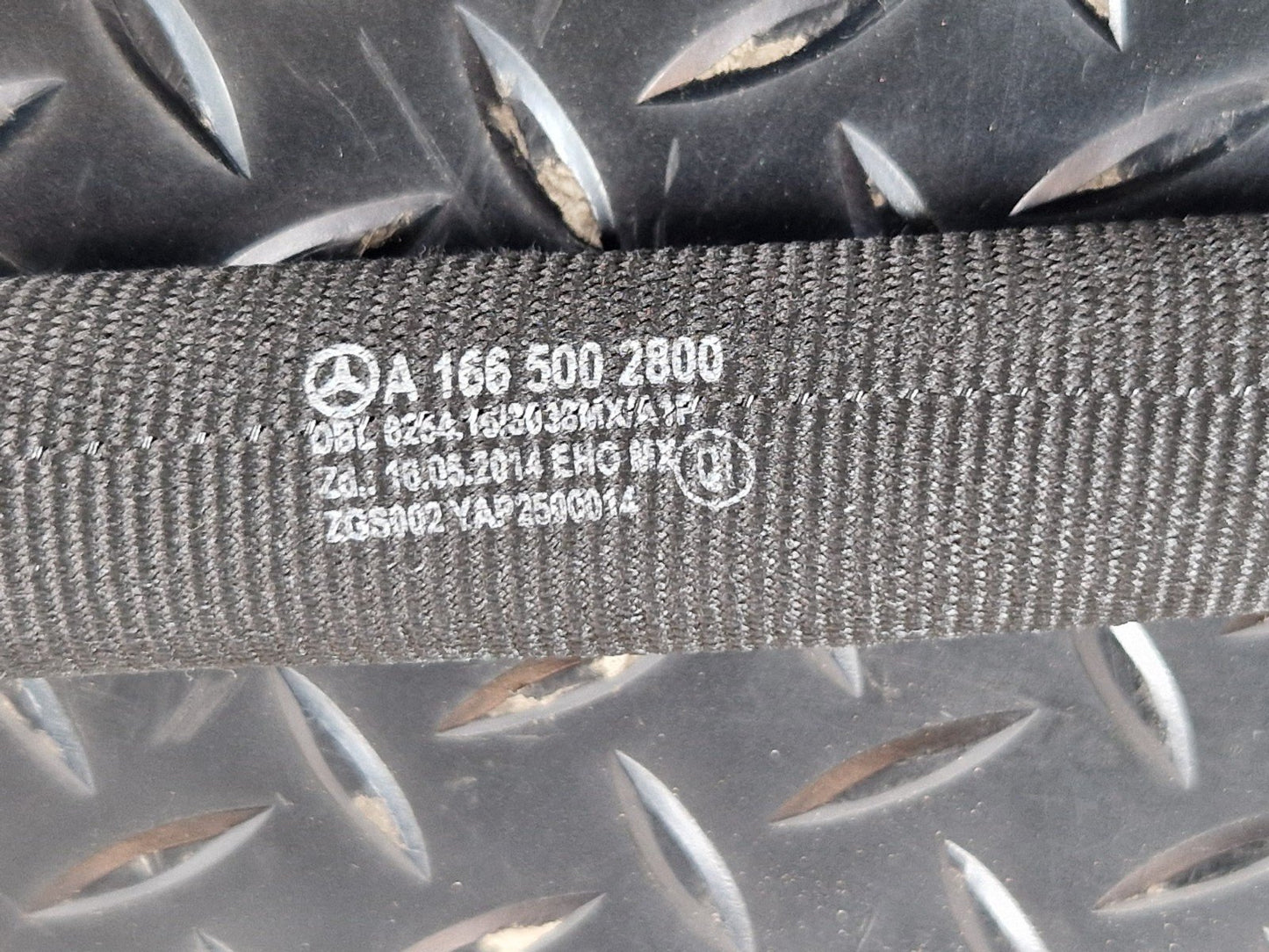 16-19 MERCEDES BENZ GLE W166 HYBRID COOLING HOSE A1665002800