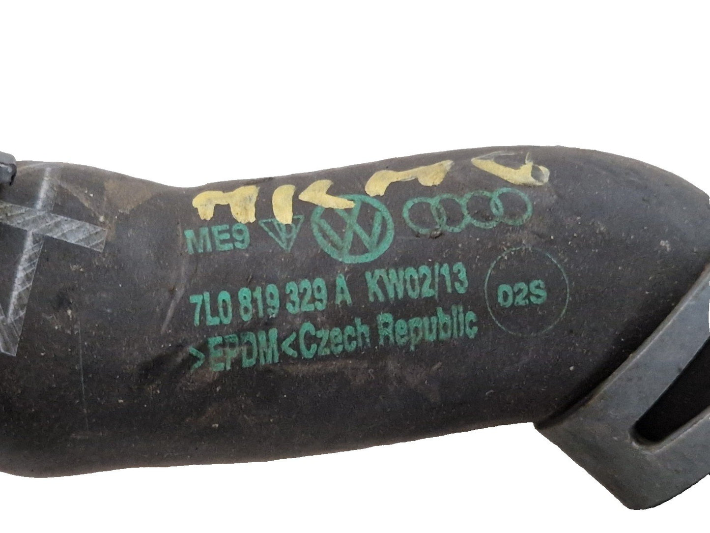 10-15 AUDI Q7 4L 3.0 DIESEL CJMA RADIATOR COOLANT RETURN PIPE 7L0819329A