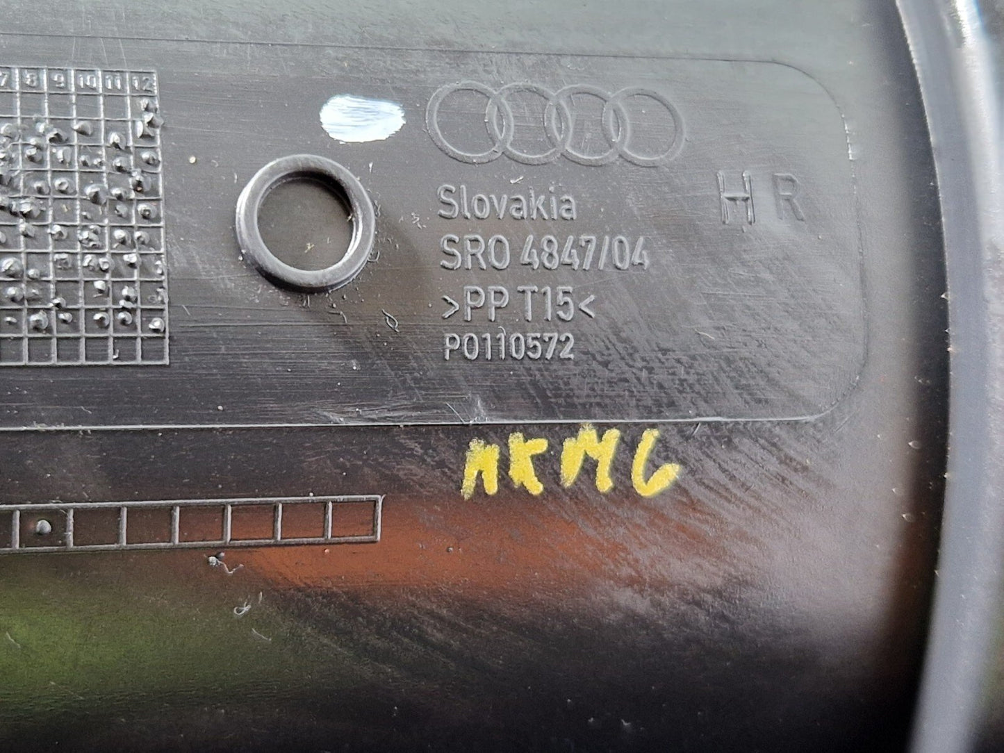 10-15 AUDI Q7 4L GENUINE OEM REAR RIGHT SIDE DOOR CARD 4L0867306B