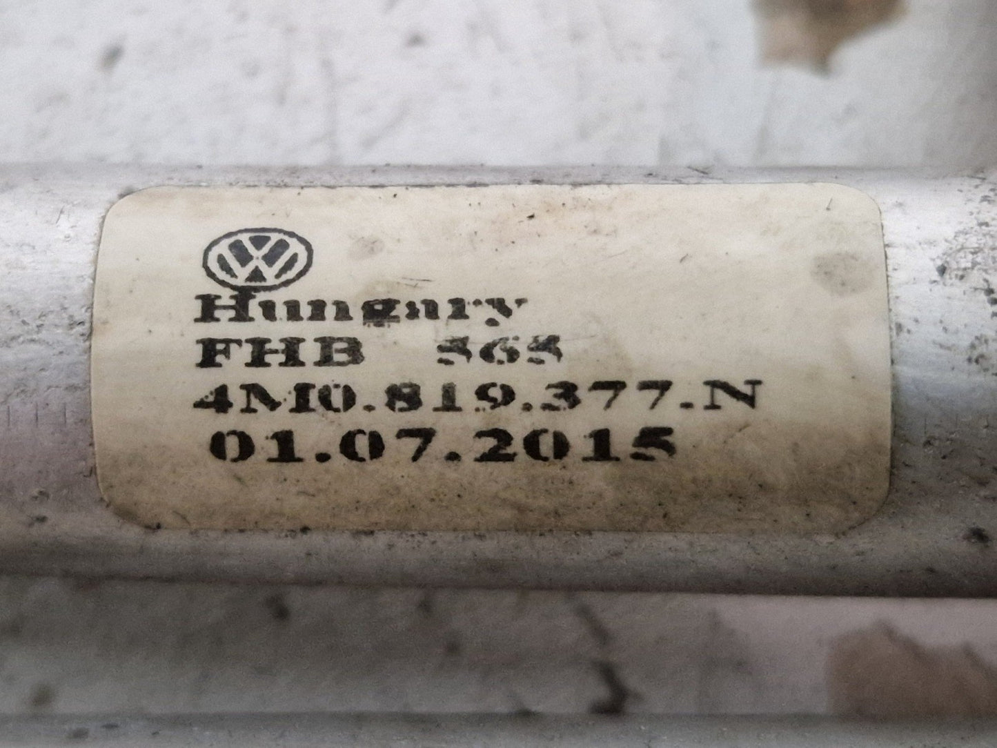 16-20 AUDI Q7 4M GENUINE OEM ORIGINAL ENGINE WATER COOLANT PIPE 4M0819377N