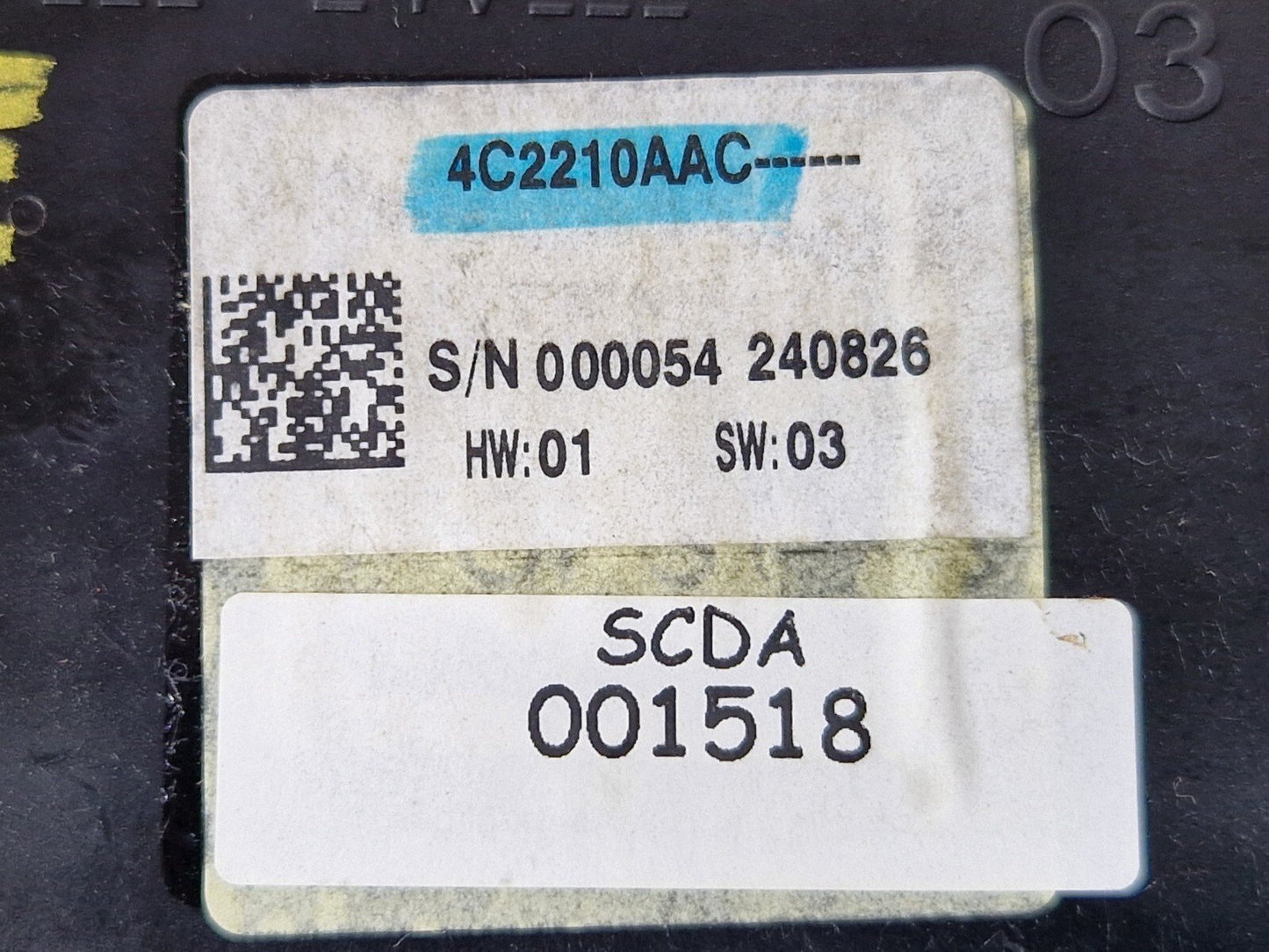 10-17 AUDI A8 4H ALARM CONTROL MODULE ECU 4C2210AAC