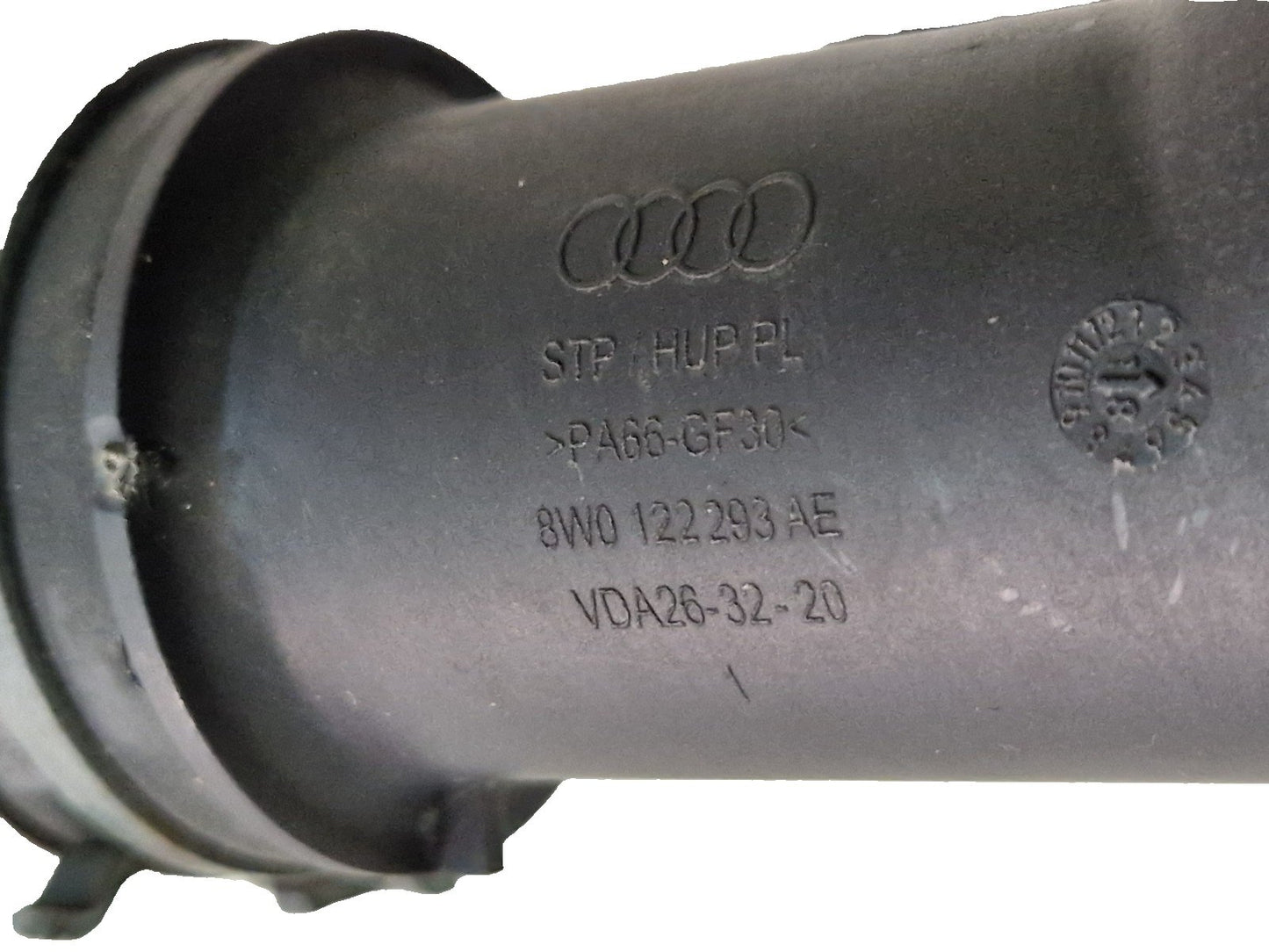 16-19 AUDI A4 B9 SPORT ENGINE WATER COOLANT HOSE 8W0122293H 8W0121140 8W0122055N