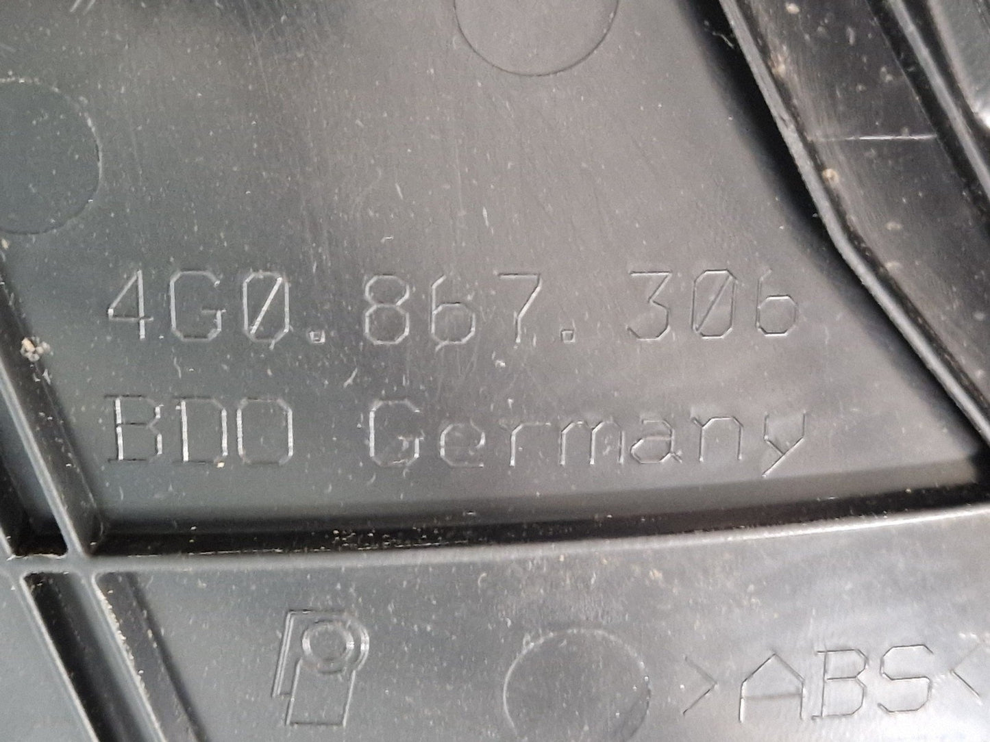 12-18 AUDI A6 C7 GENUINE REAR RIGHT SIDE DOOR PANEL CARD 4G0867306 4G5971693