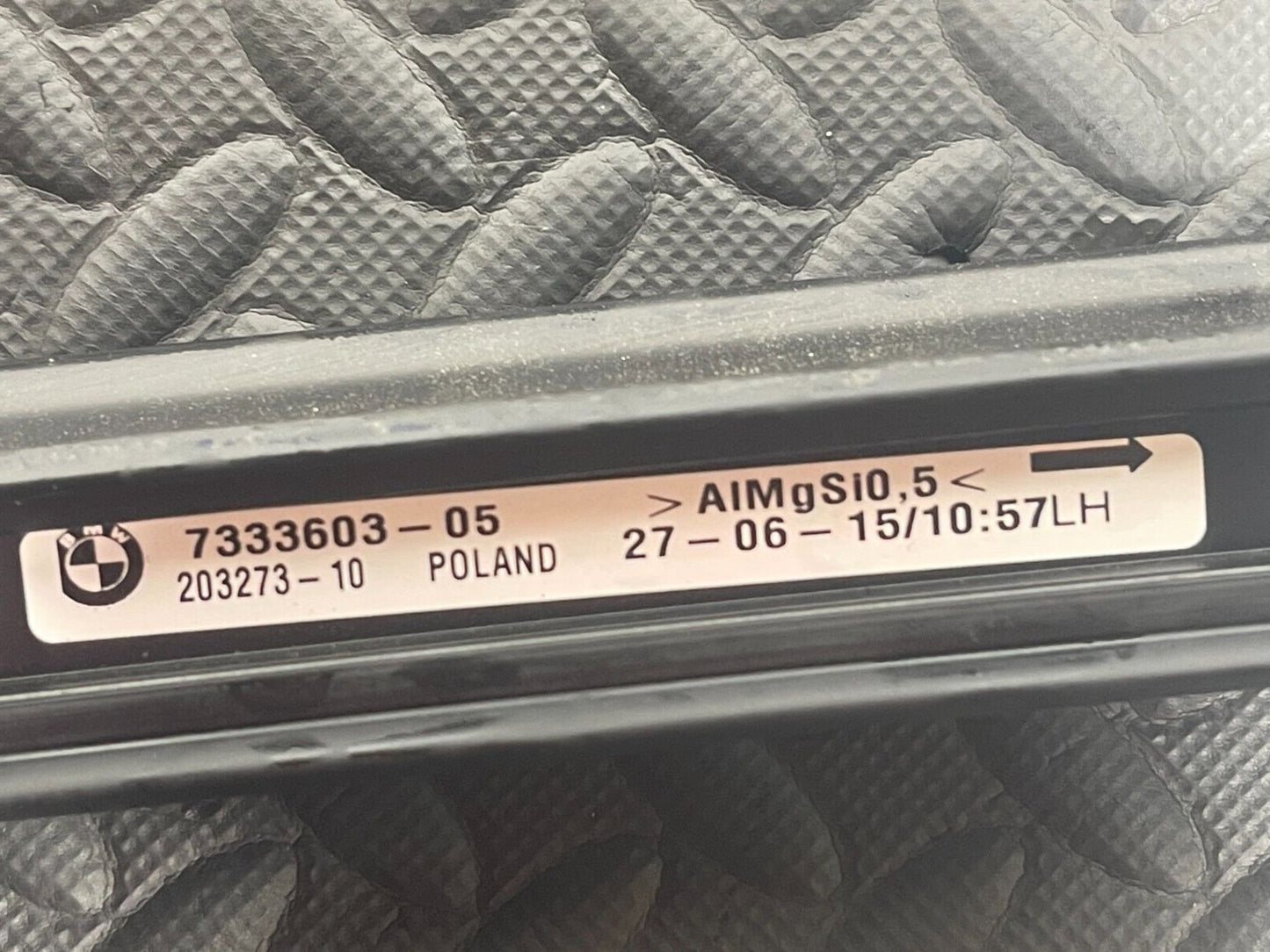14-21 BMW 2 SERIES GRAN TOURER F46 GENUINE LEFT SIDE ROOF RACK RAIL BAR 7333603