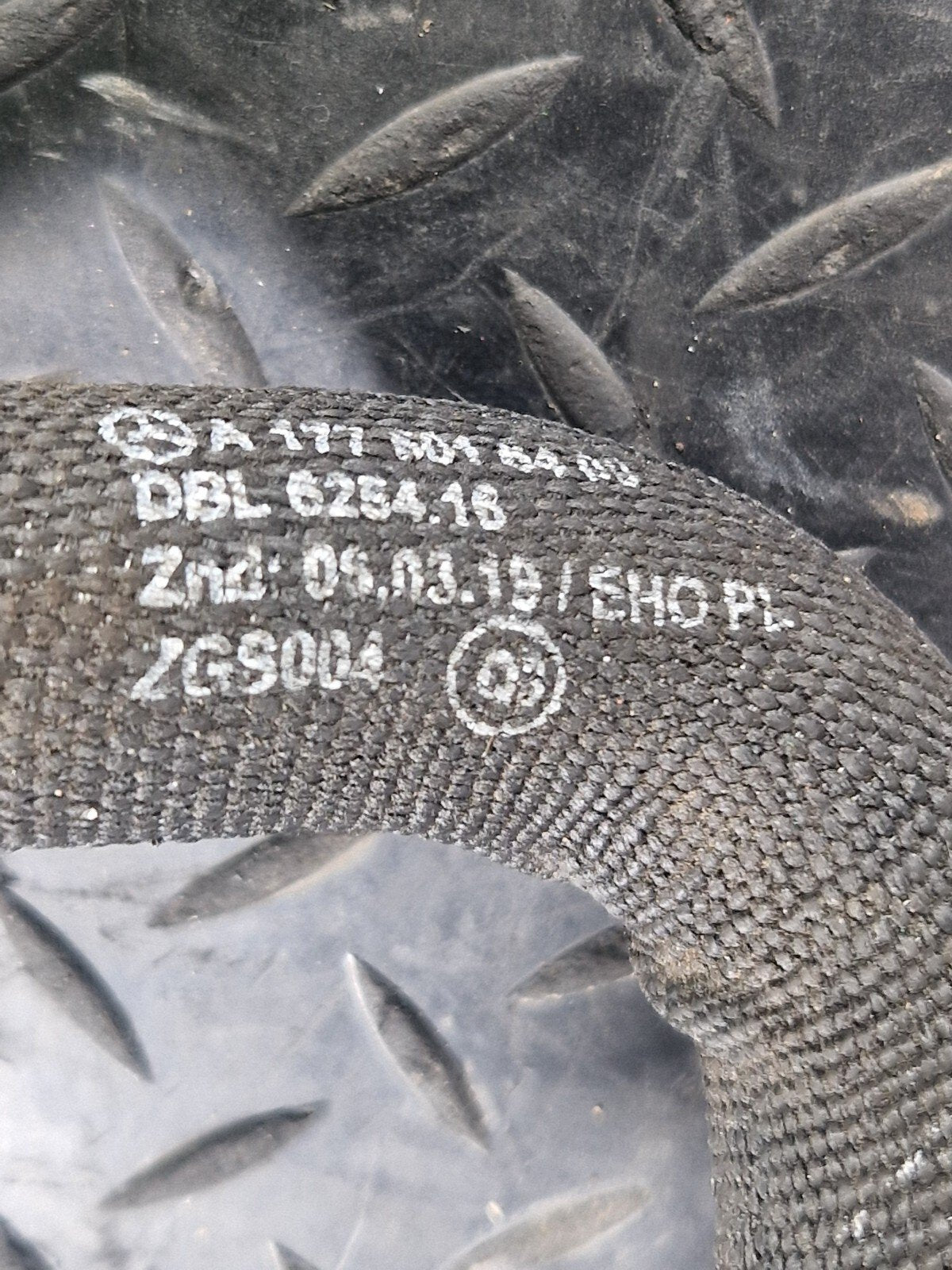 19-ON MERCEDES CLA C118 1.3 PETROL OM282 WATER COOLANT HOSE PIPE A1775016400