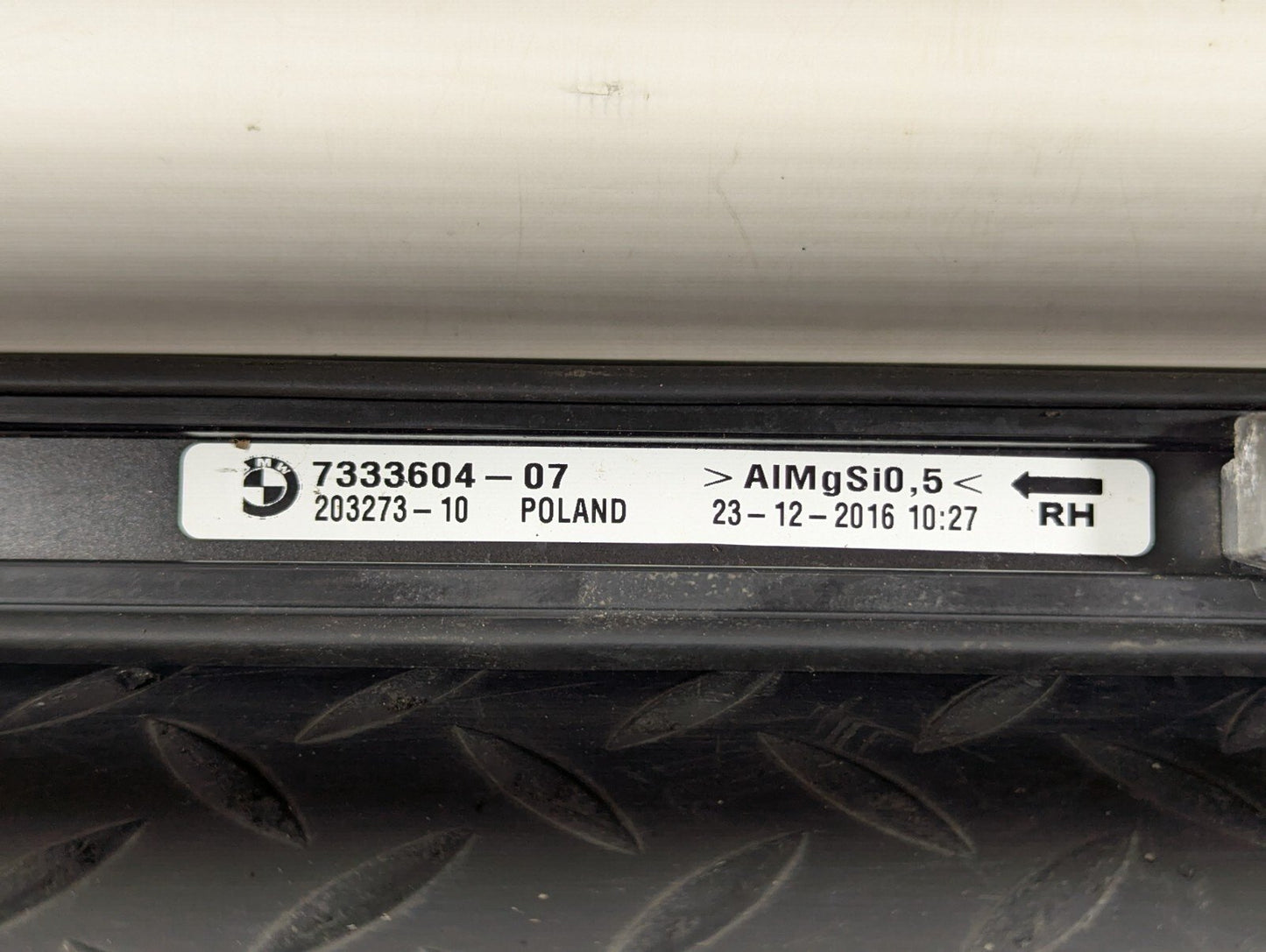 14-21 BMW 2 SERIES 218d GRAN TOURER F46 GENUINE ROOF RACK RAIL BAR RH 7333604
