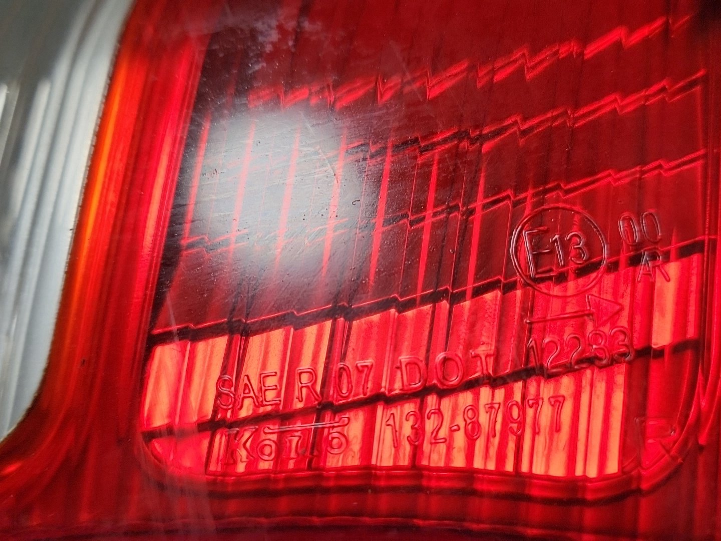 2009 Mitsubishi Lancer MK5 (CX8A) Genuine Rear Right O/S Driver Inner Tail Light