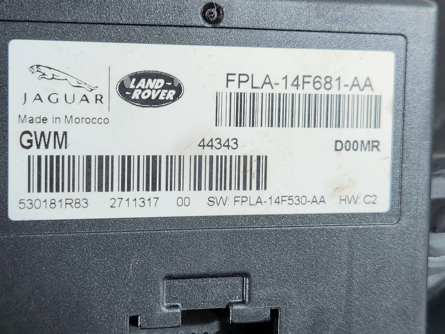 13-23 RANGE ROVER SPORT L494 GATEWAY CONTROL MODULE FPLA14F681AA