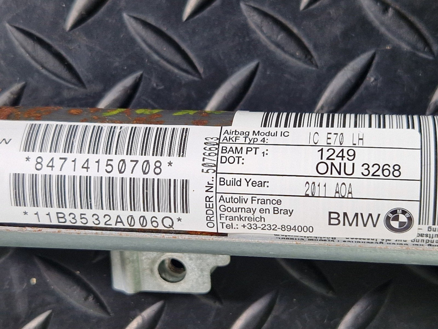 Bmw X5 E70 LCI Genuine Left Passenger N/S Curtain 8471415