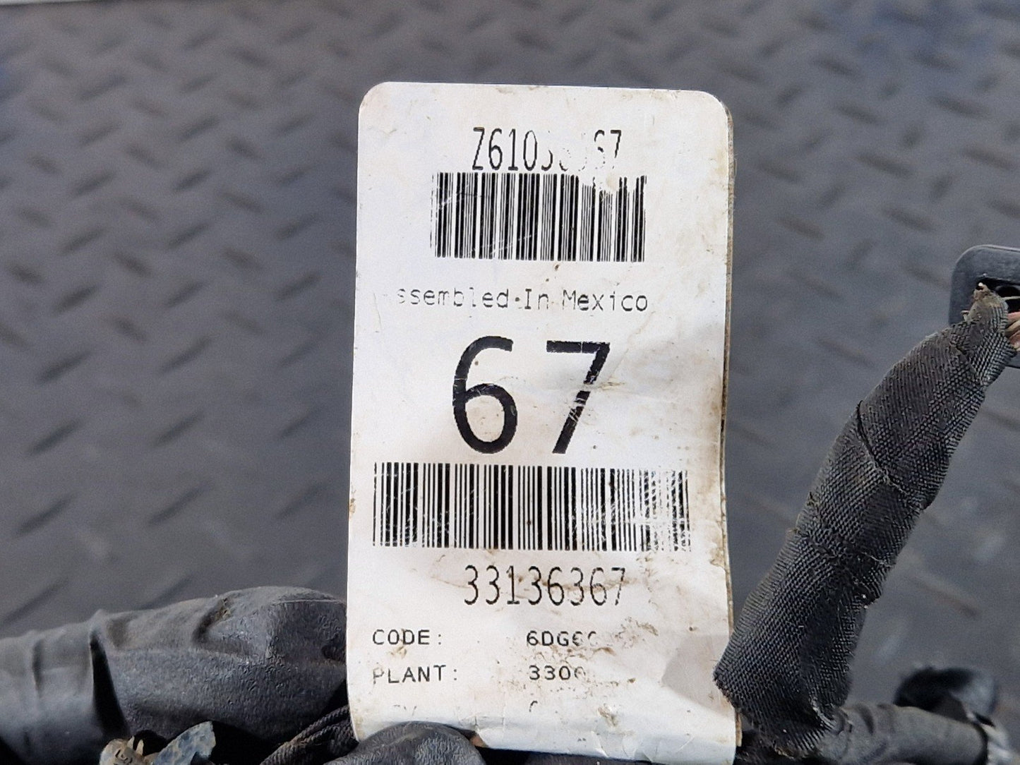 16-19 MERCEDES BENZ GLE W166 WIRING LOOM PLUG CONNECTOR A0485453928