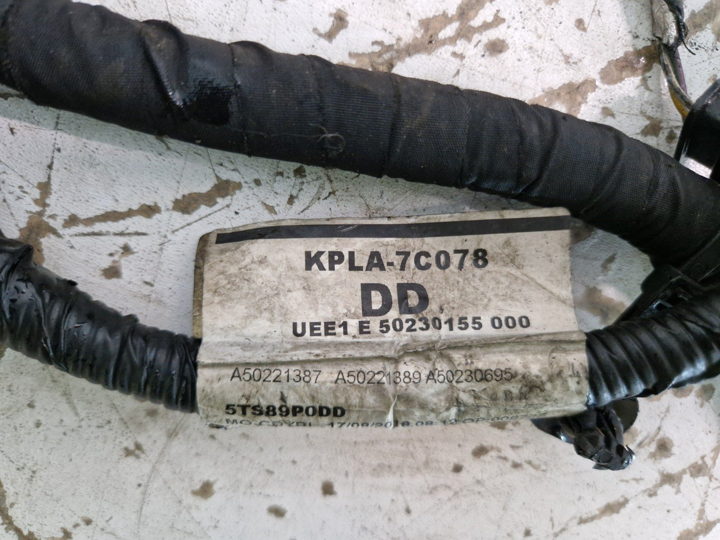 17-ON LAND ROVER DISCOVERY L462 GENUINE OEM TRANSMISSION WIRING LOOM KPLA7C078DD