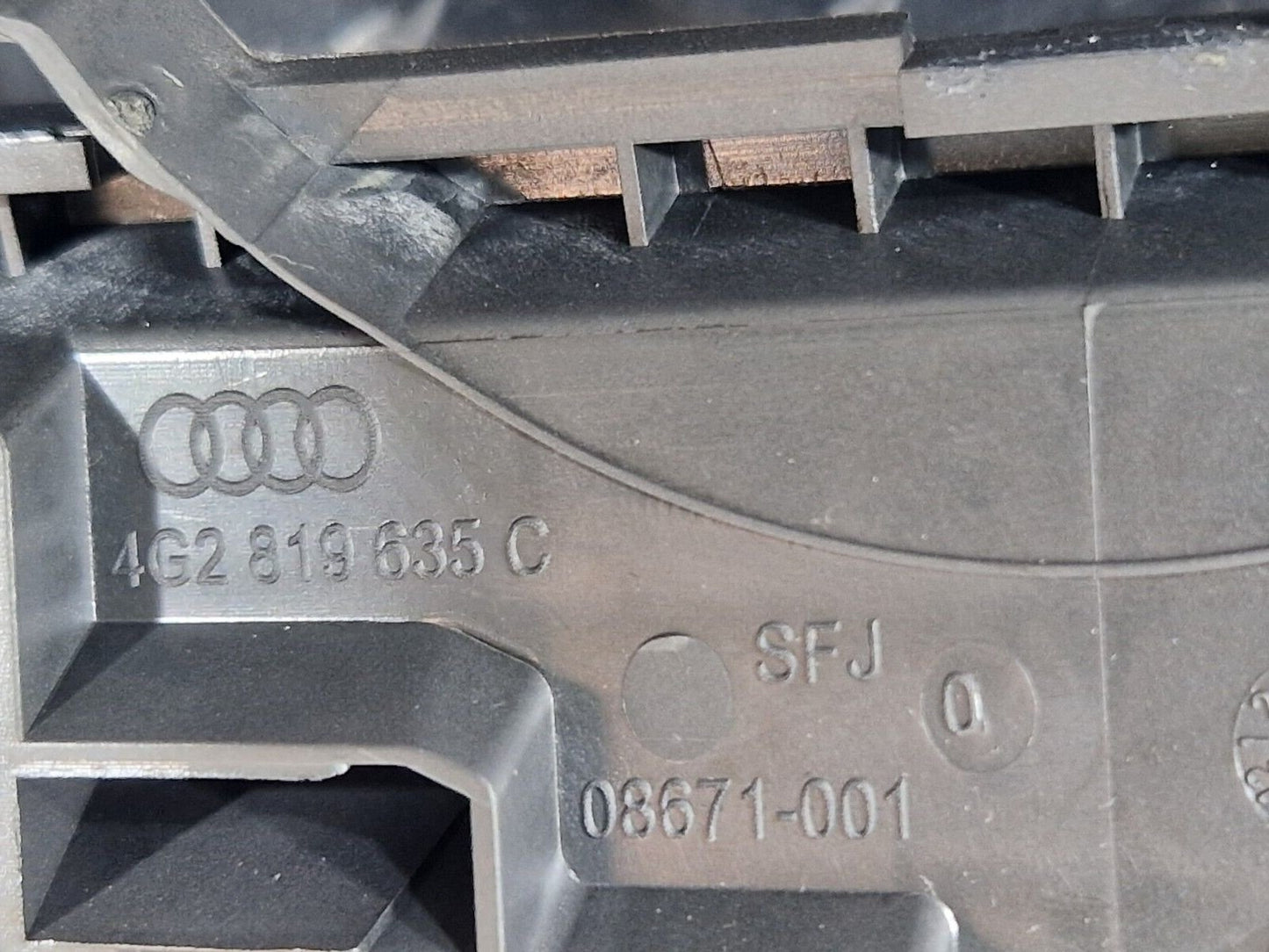 12-18 AUDI A6 C7 DASHBOARD SPEAKER TRIM COVER MOULDING PANEL 4G2819635C