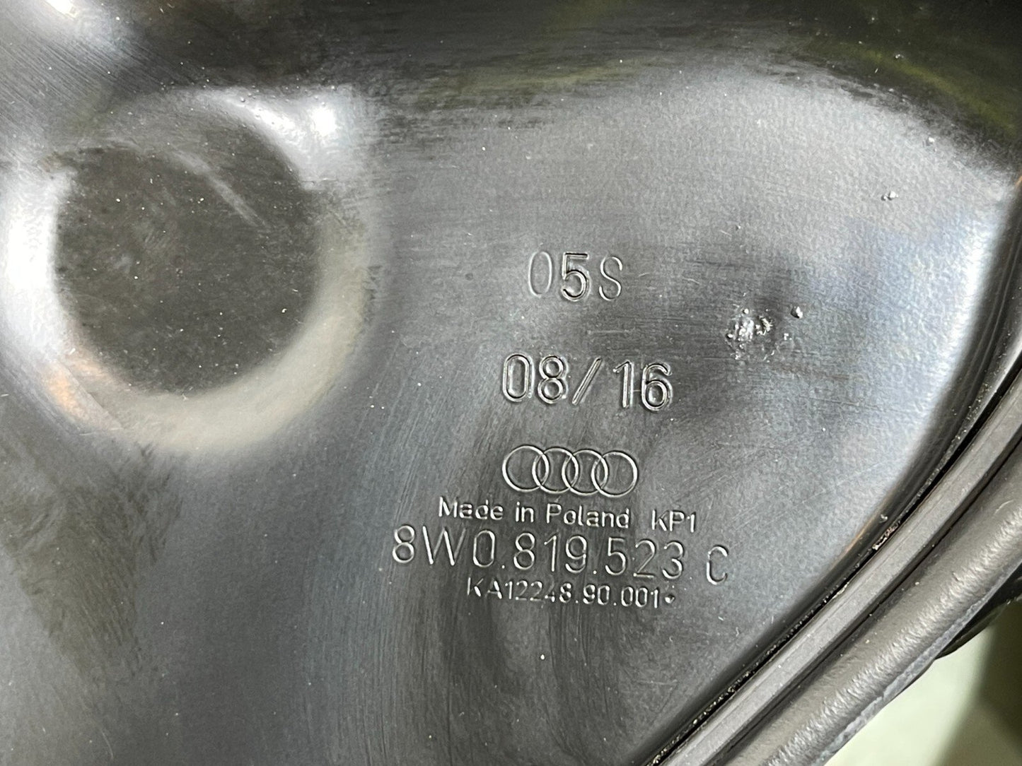 16-19 AUDI A4 B9 GENUINE BULKHEAD FIREWALL HEAT PROTECTION SHIELD 8W0819523C