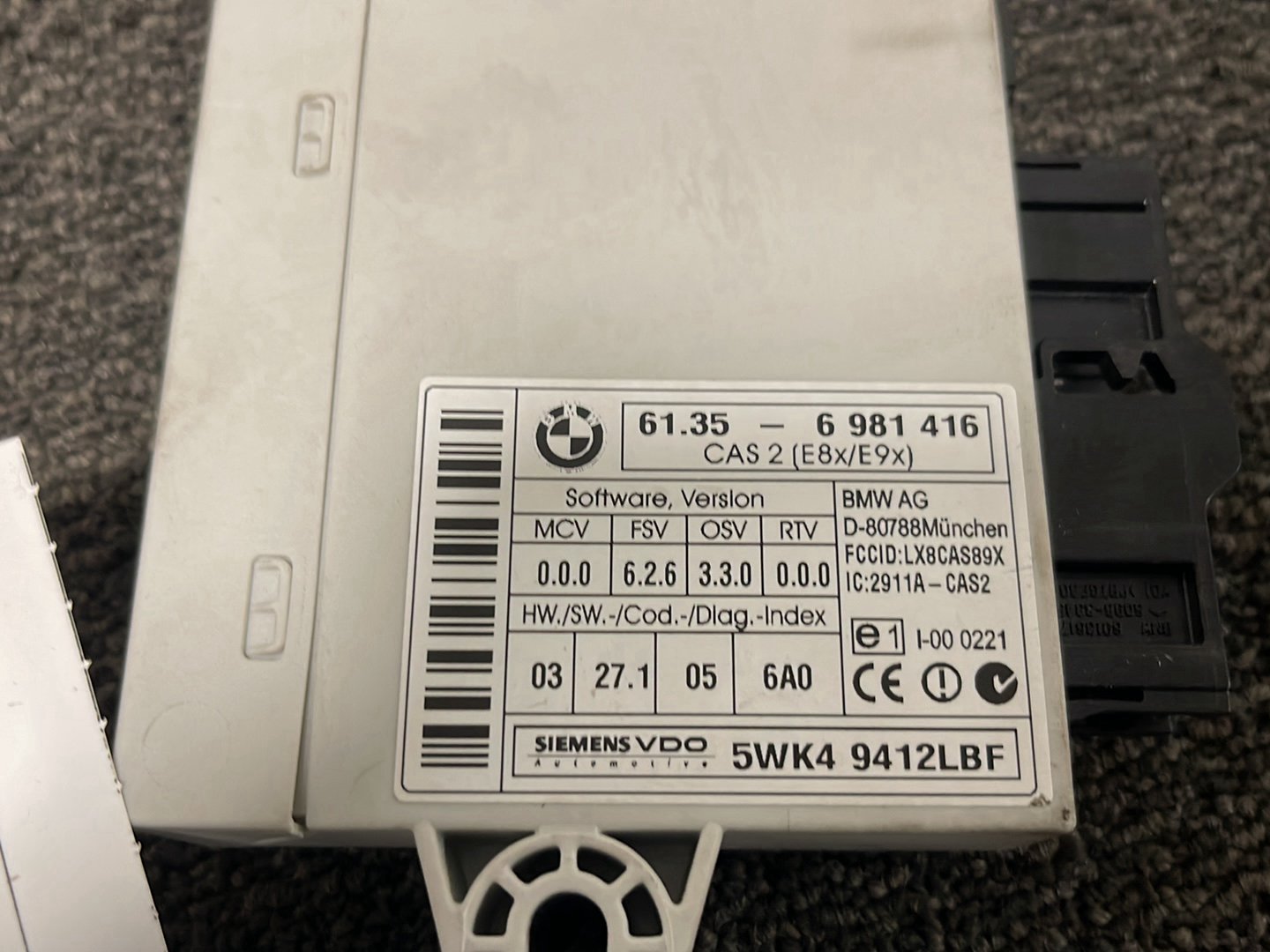BMW 116i E87 Hatchback Genuine Key Reader Control Unit Module 6981416