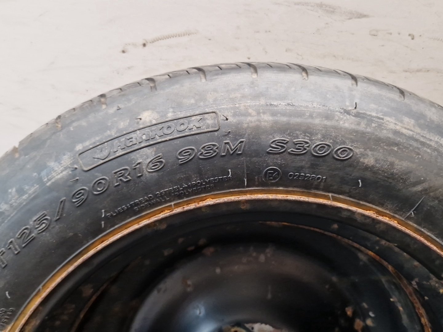 Ford Focus MK3 Estate 16" Spare Wheel with Hankook Tyre 125/90/16