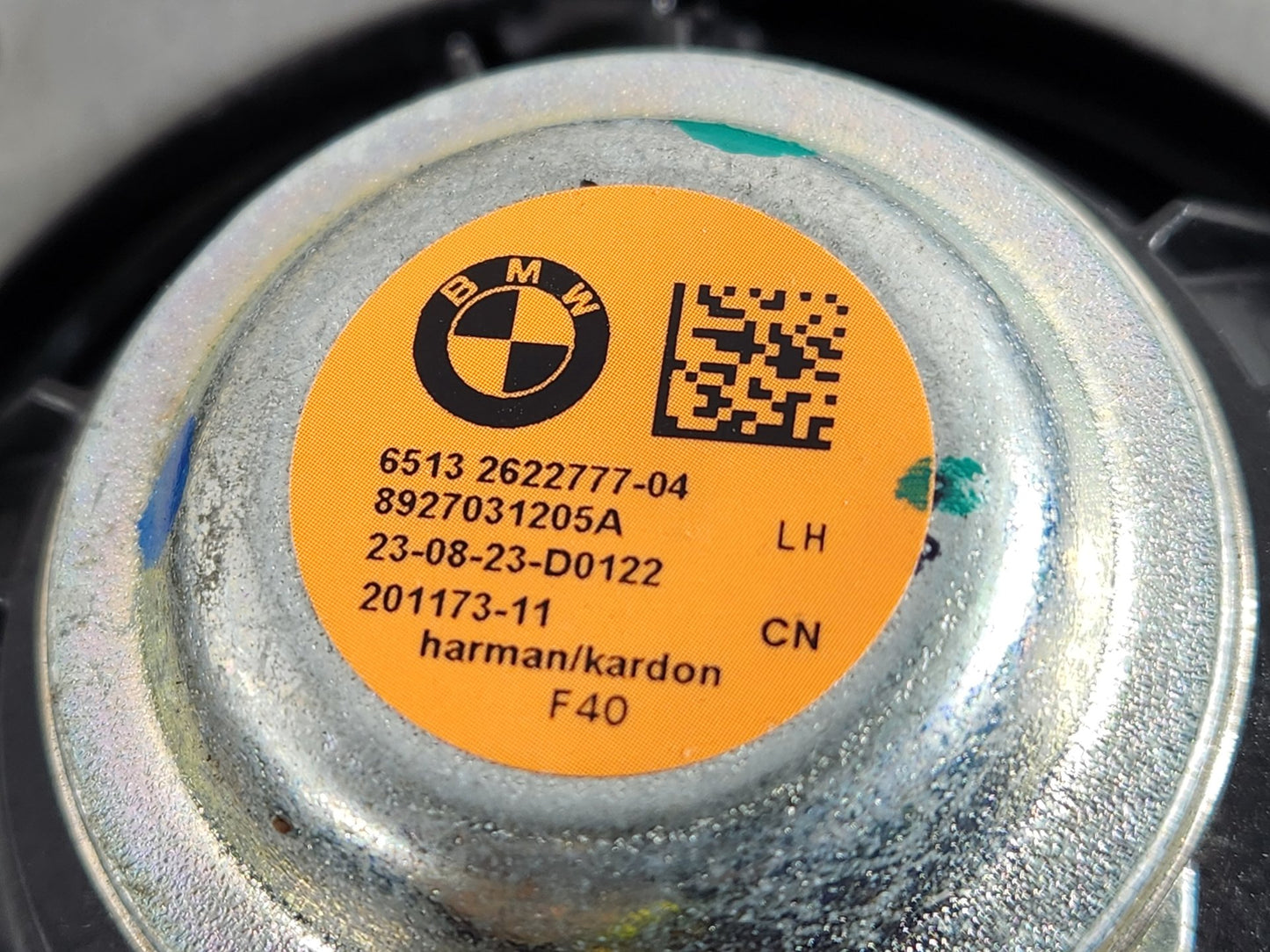 BMW 118i F40 Hatchback Rear Right Harman Kardon Speaker Genuine 2622777