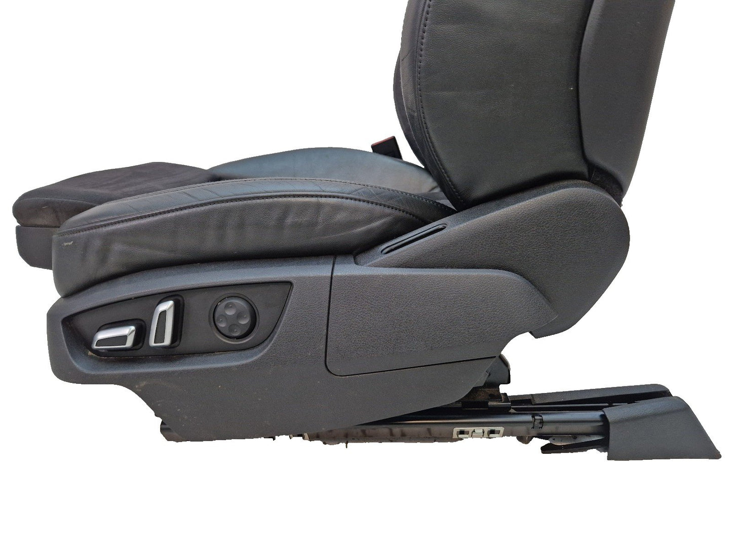 10-15 AUDI Q7 4L S LINE FRONT PASSEGER SIDE HALF LEATHER ELECTRIC SEAT