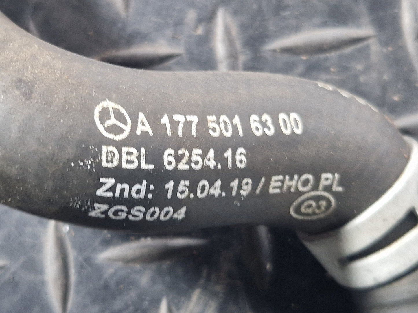 19-ON MERCEDES BENZ A CLASS EQ W177 COOLANT HOSE PIPE A1775016300