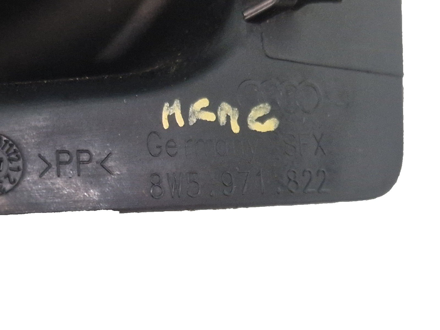 18-21 AUDI A4 REAR RIGHT SIDE TRUNK LID HINGE COVER TRIM 8W5971822