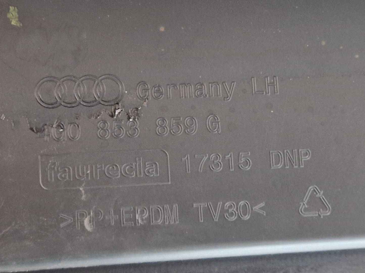 12-18 AUDI A6 C7 GENUINE AVANT LEFT PLASTIC SIDE SKIRT COVER 4G0853859G