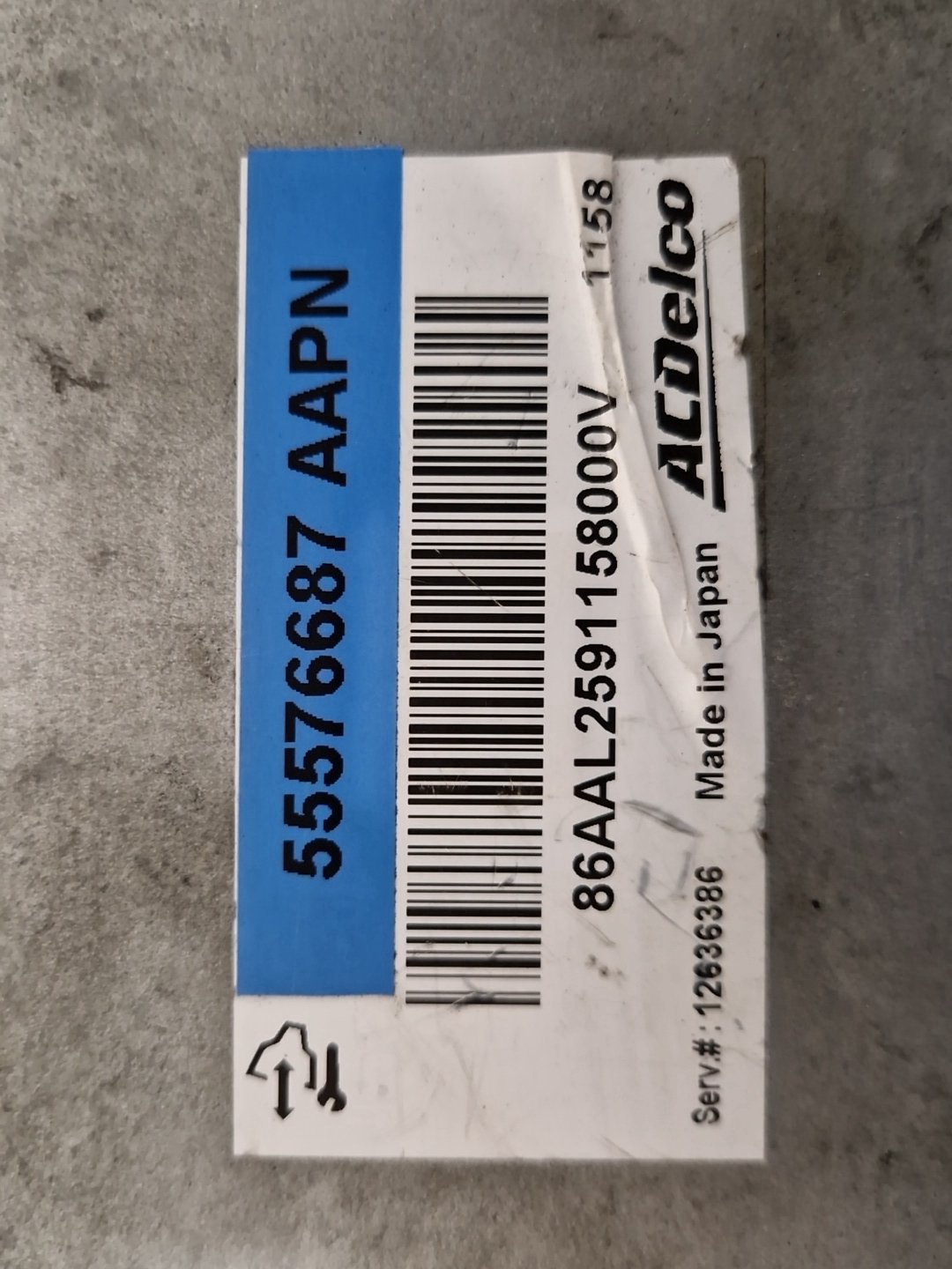 Vauxhall Corsa MK3 (D) (4400) Hatchback Genuine Engine Control Unit ECU 55576687