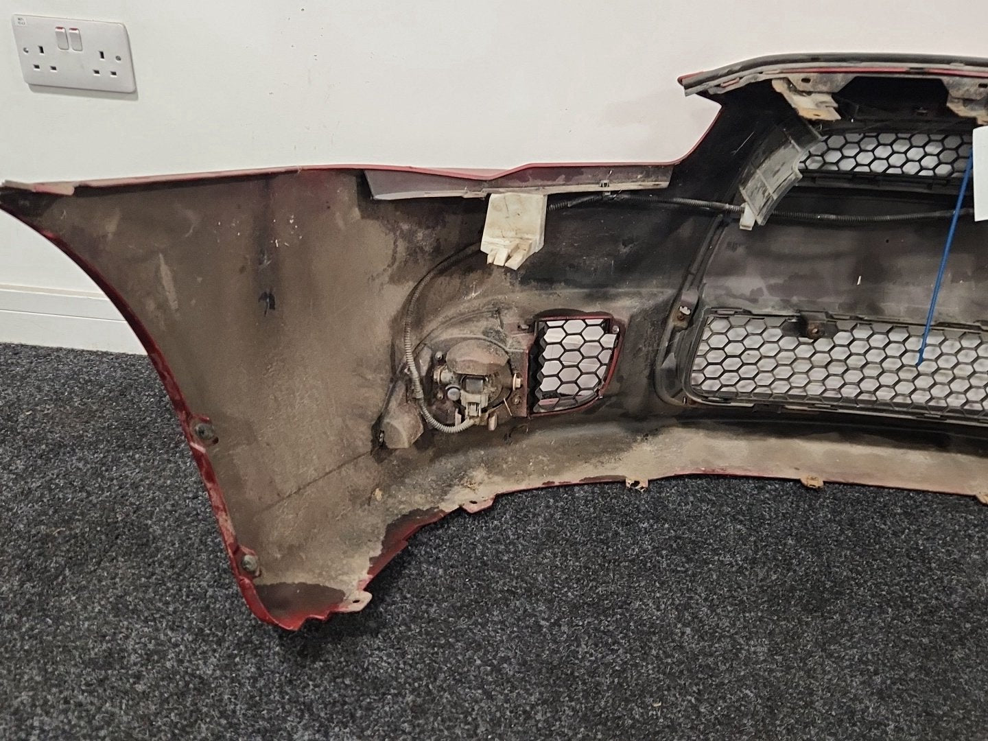 Mitsubishi Lancer MK5 (CX8A) Hatchback Genuine Complete Front Bumper in Red P26B