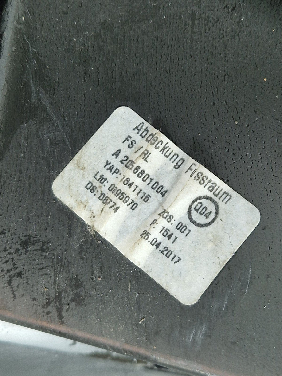 Mercedes-Benz Unknown Part Type A2056801004