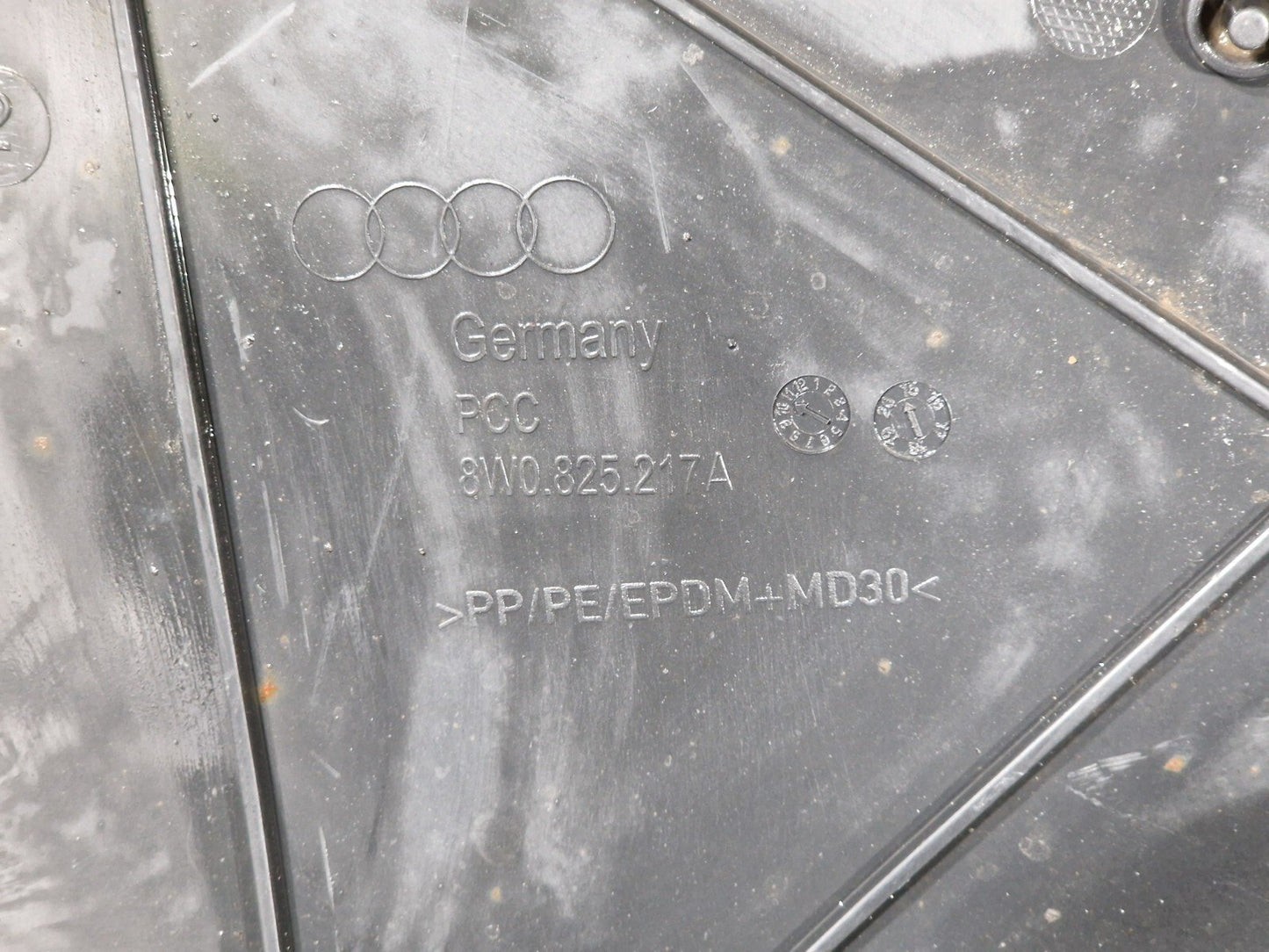 Audi A4 B9 Left Rear Bumper Under Tray 8W0825217A